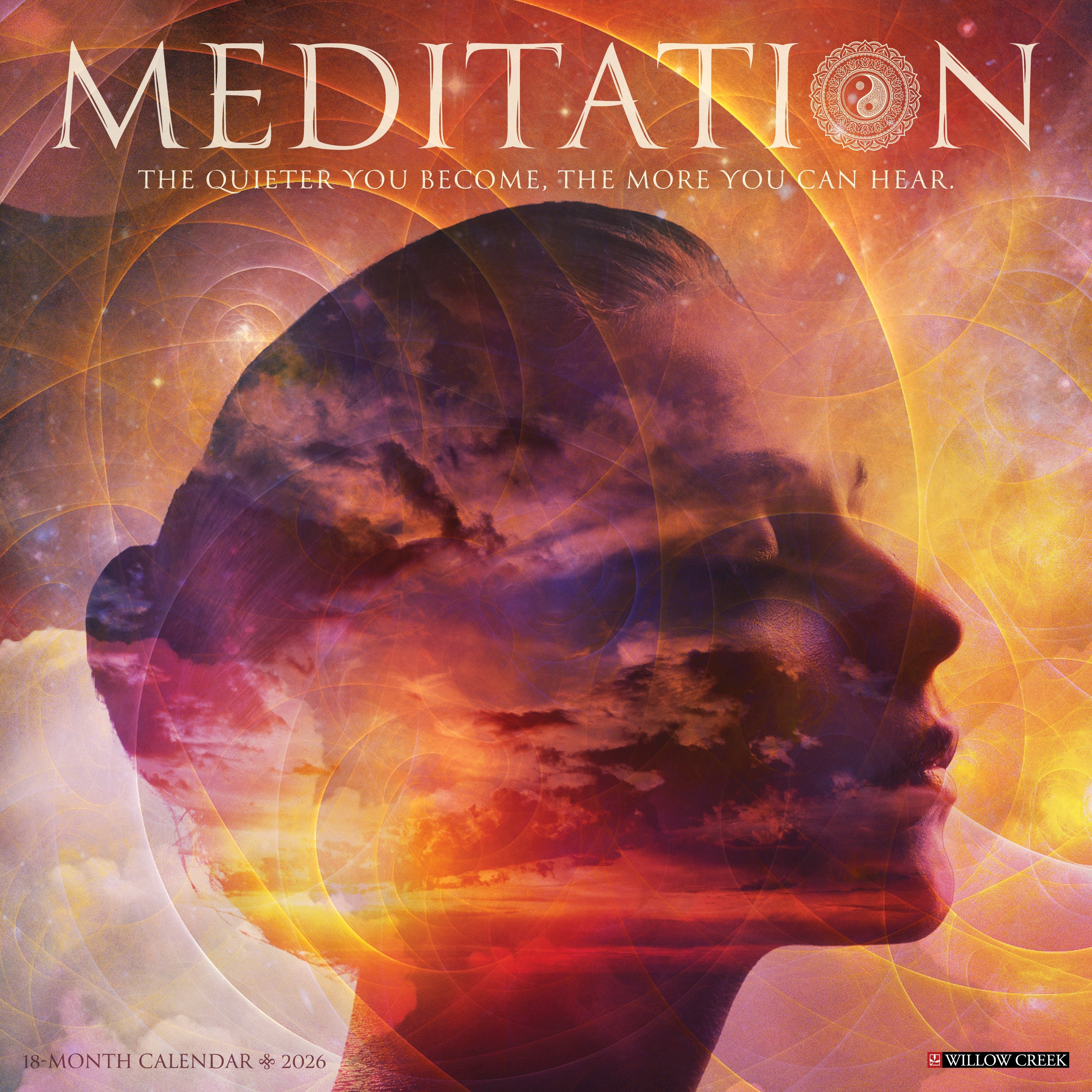2026 Meditation - Square Wall Calendar