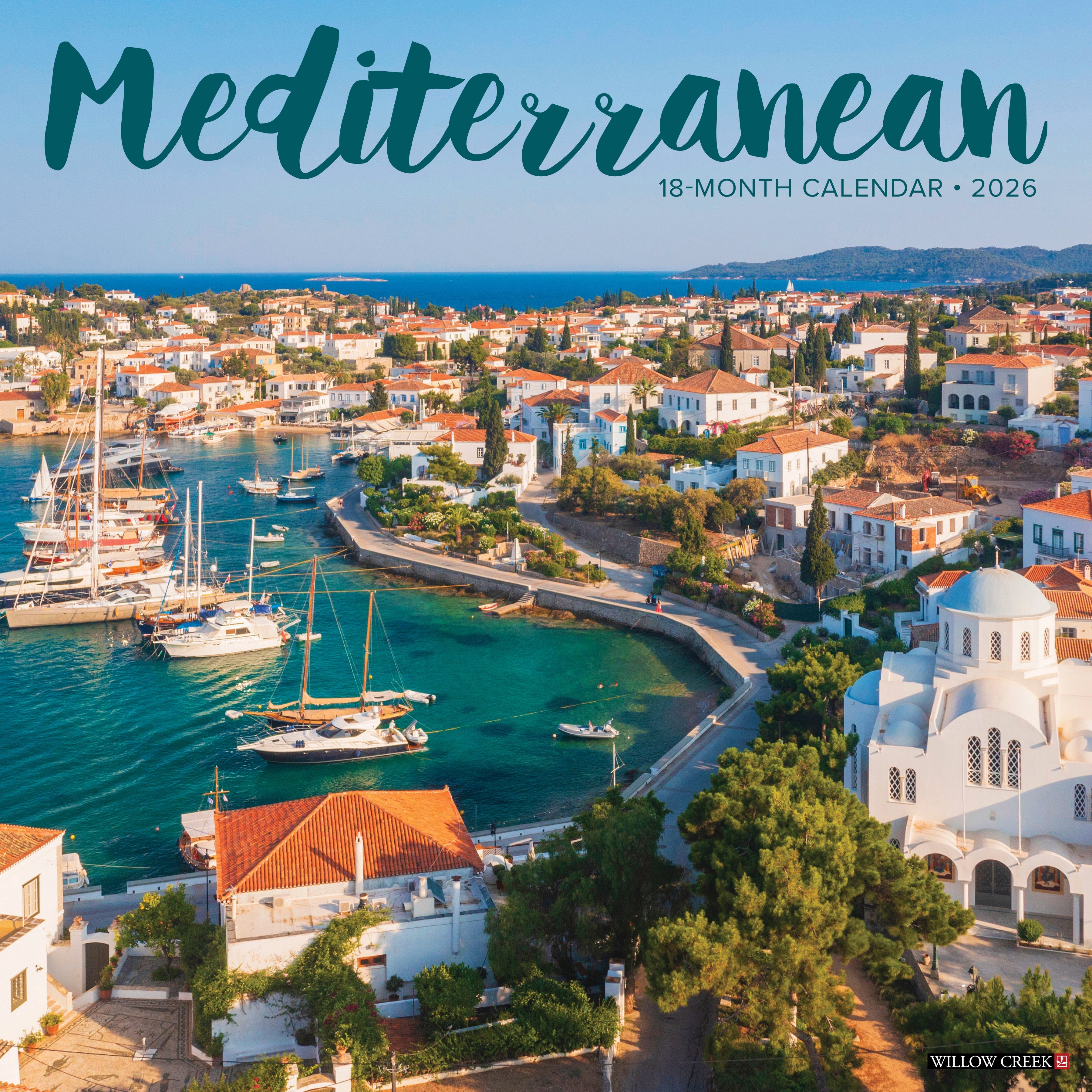 2026 Mediterranean - Square Wall Calendar