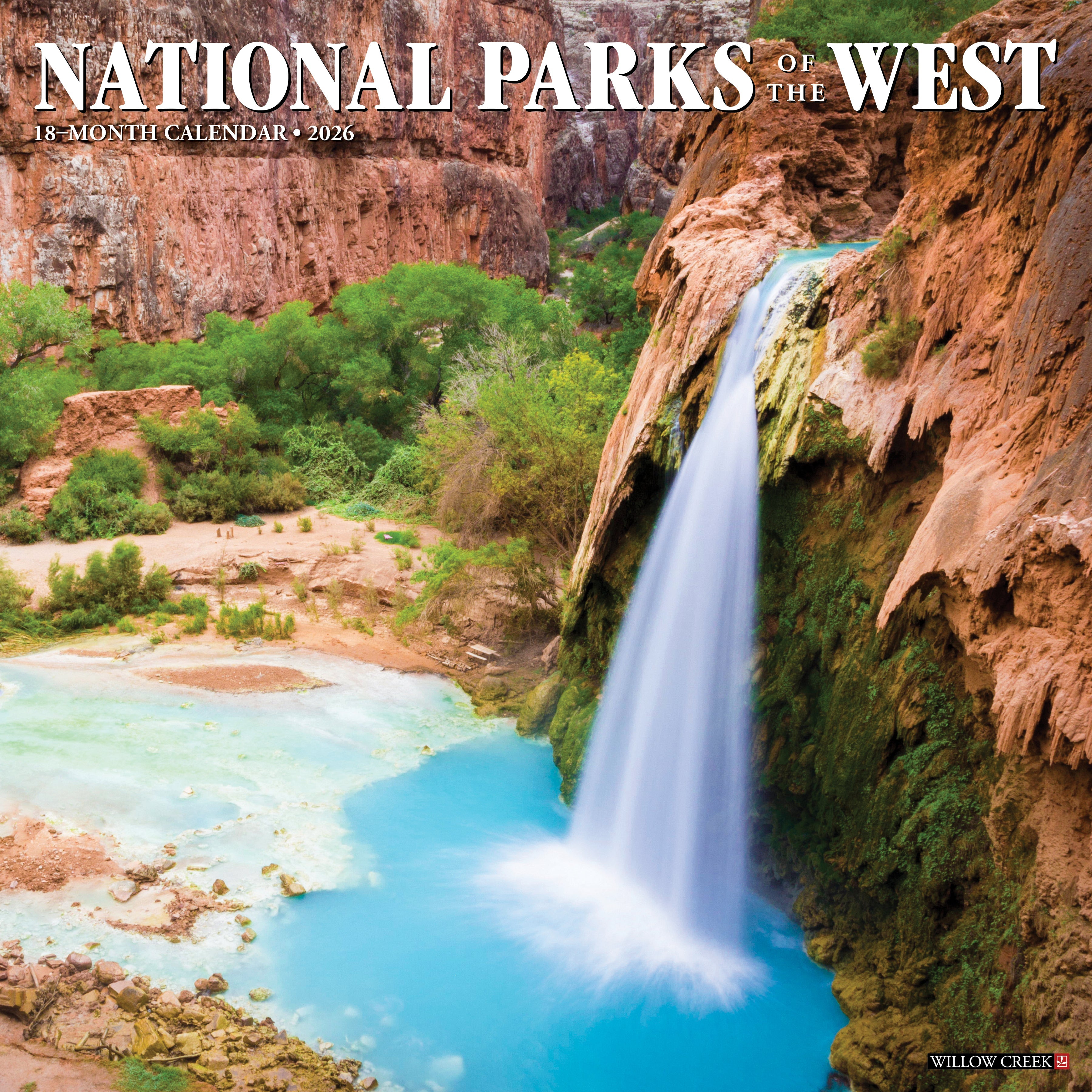 2026 National Parks of the West - Square Wall Calendar