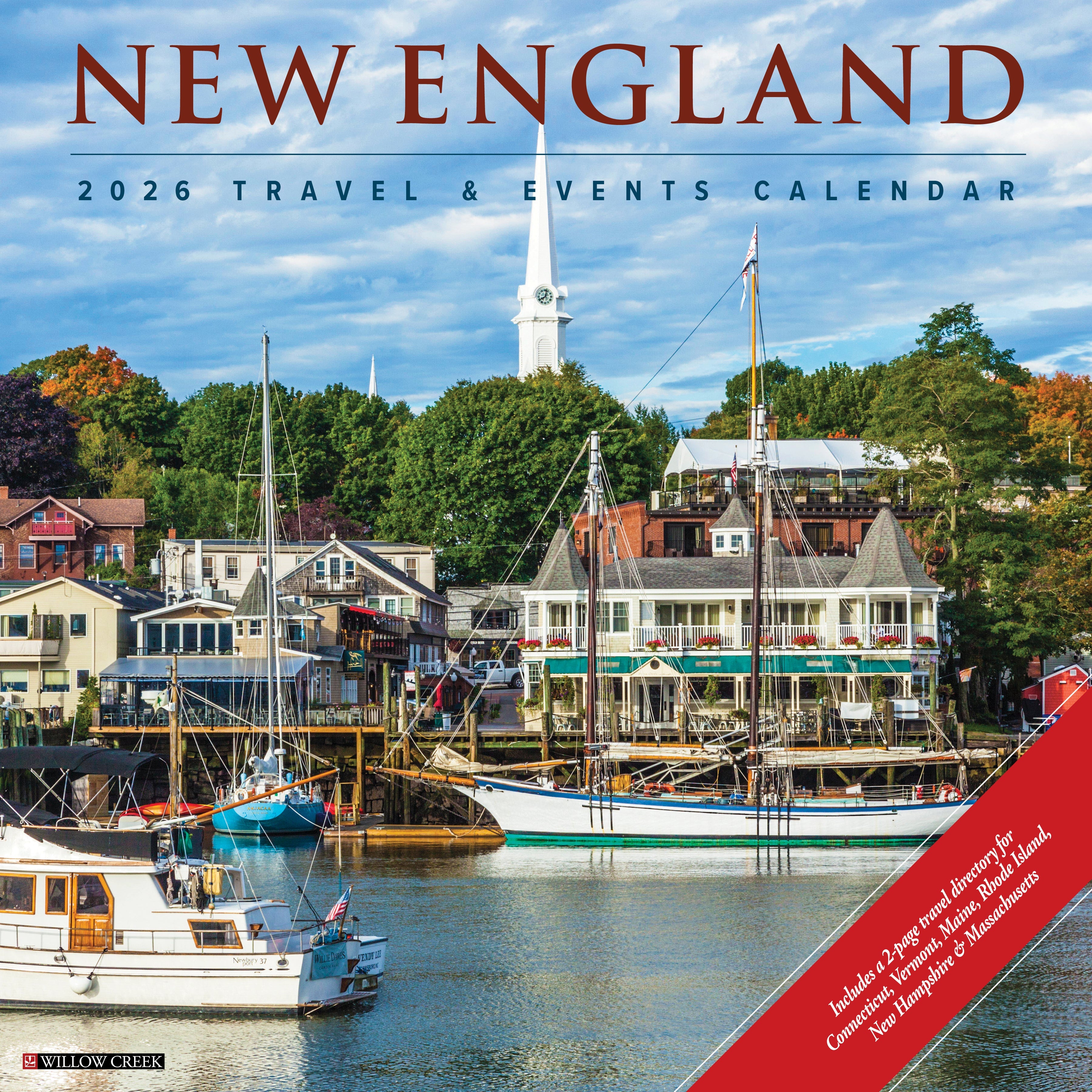 2026 New England - Square Wall Calendar