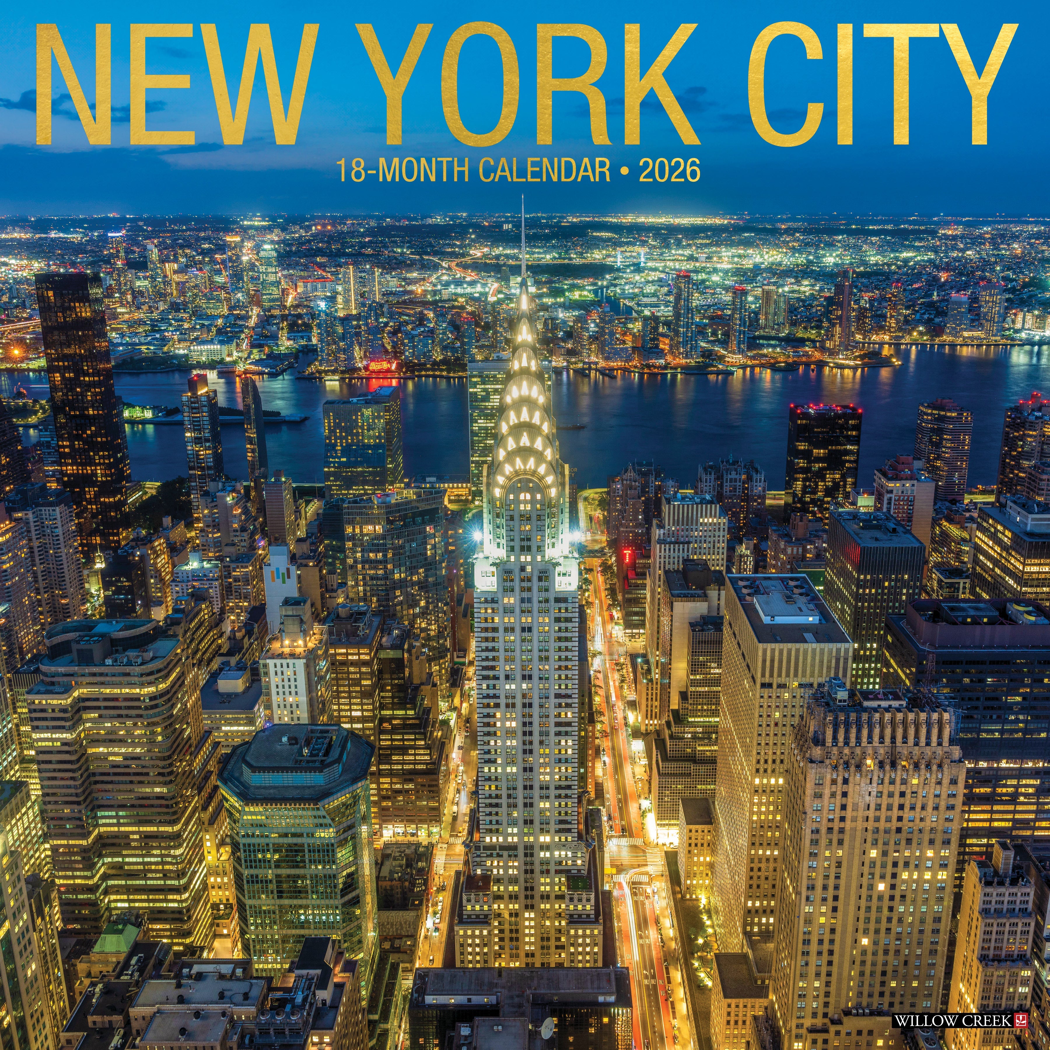2026 New York City - Square Wall Calendar
