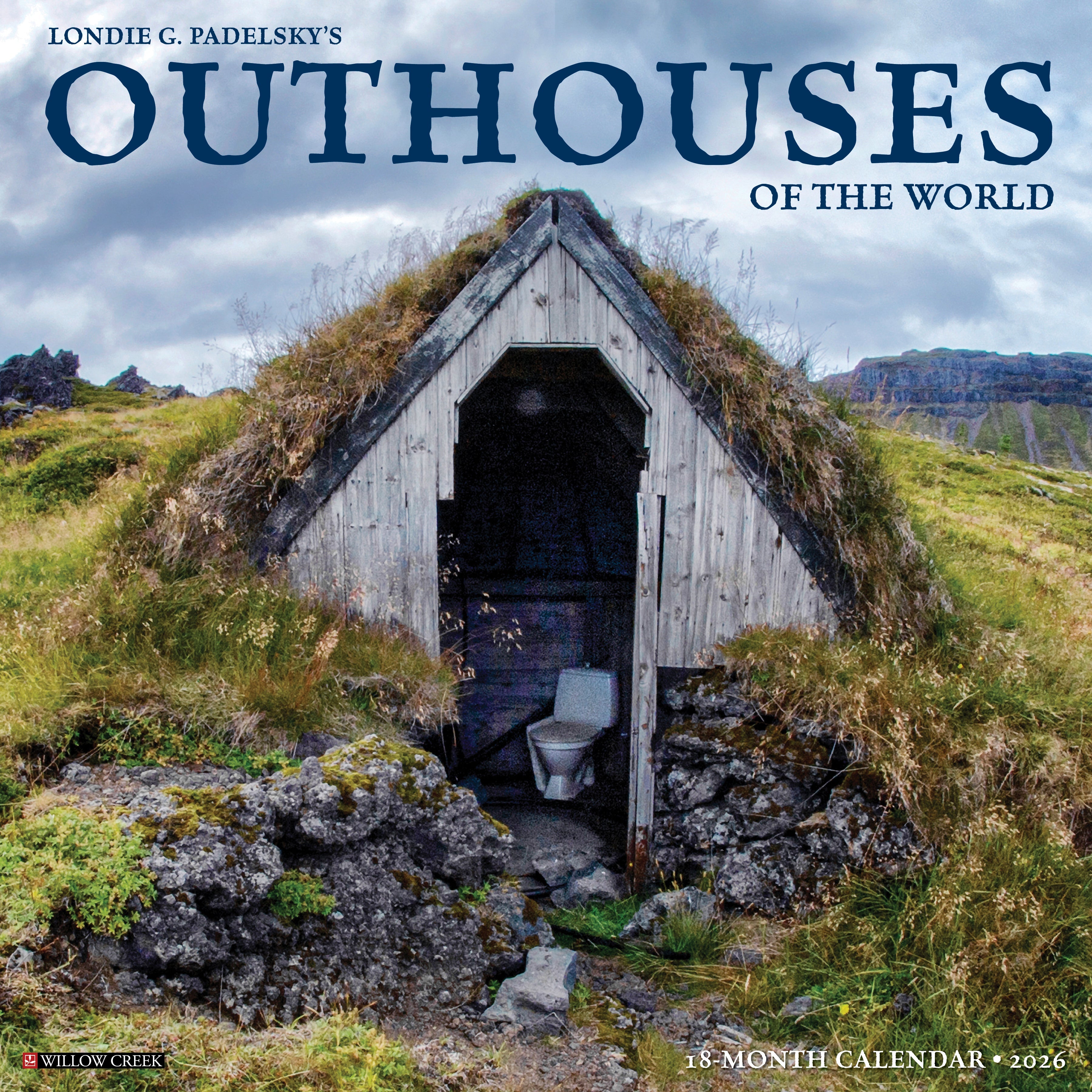 2026 Outhouses - Square Wall Calendar