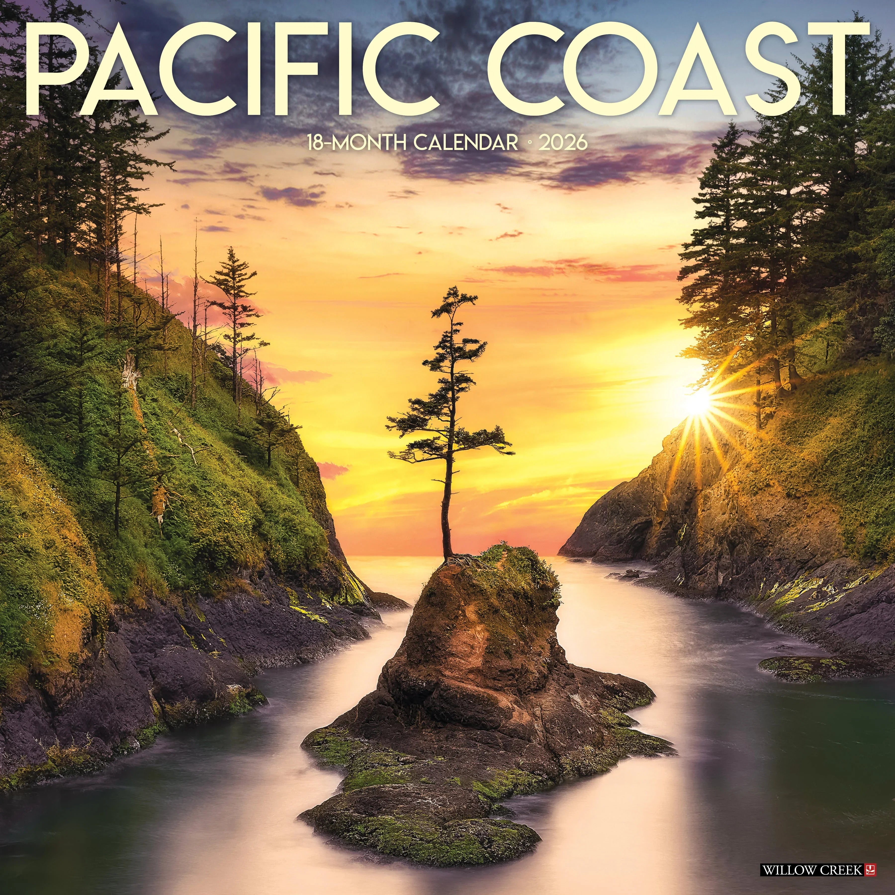 2026 Pacific Coast - Square Wall Calendar