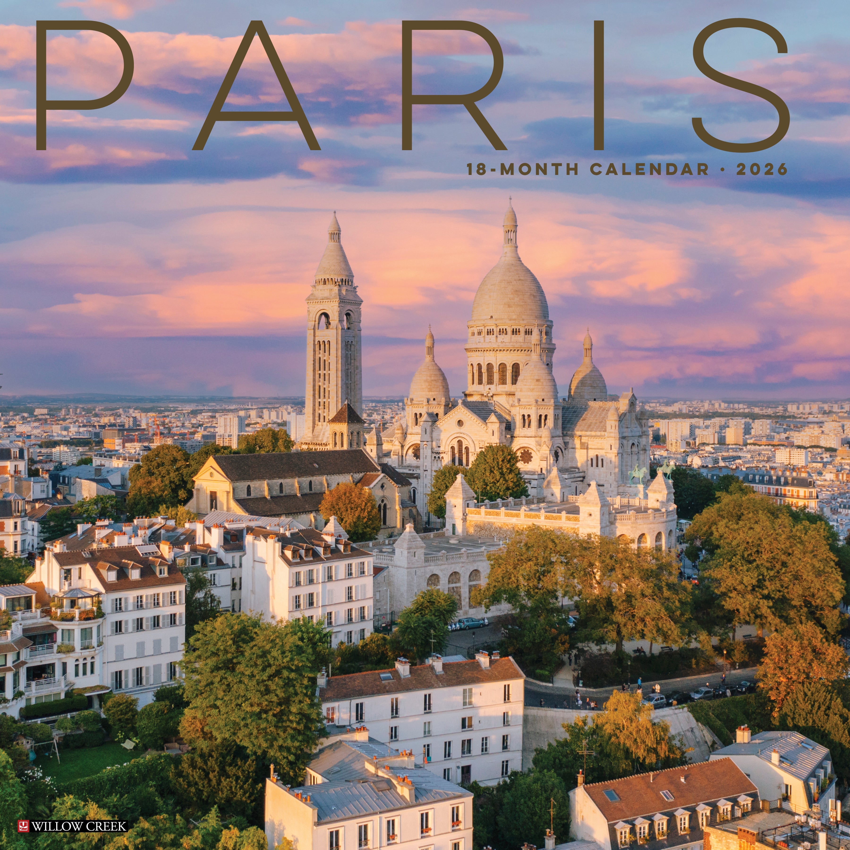 2026 Paris - Square Wall Calendar
