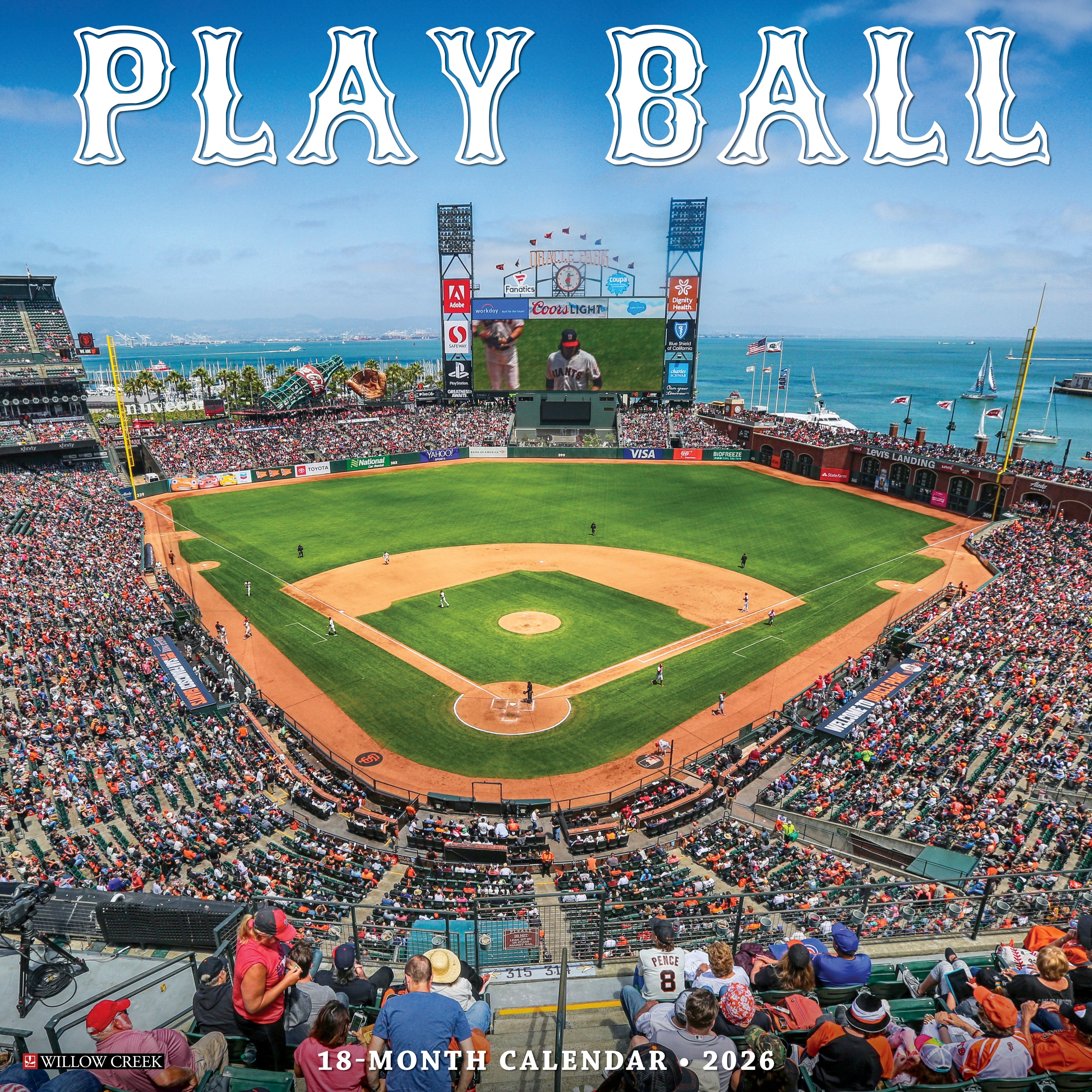 2026 Play Ball - Square Wall Calendar
