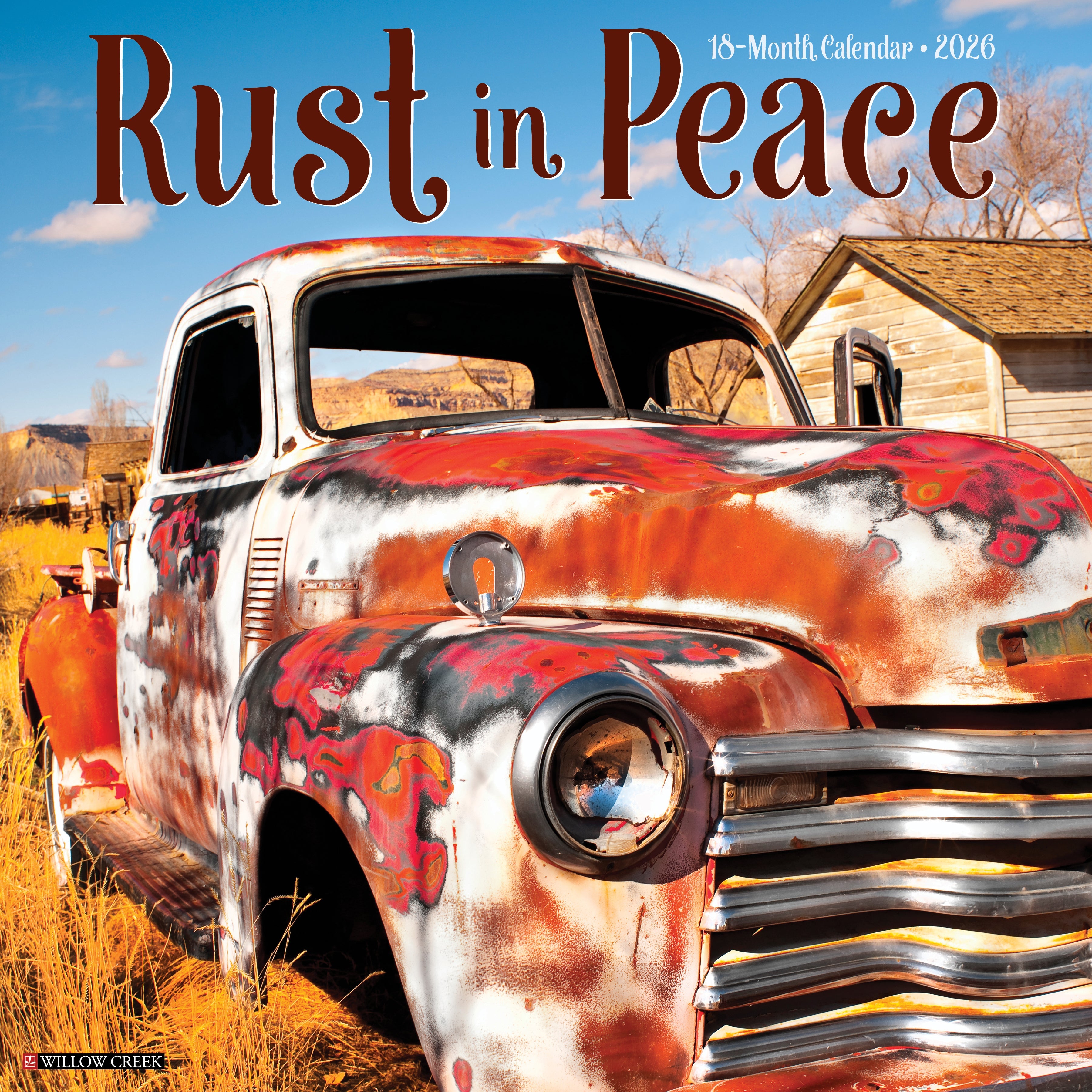 2026 Rust in Peace - Square Wall Calendar