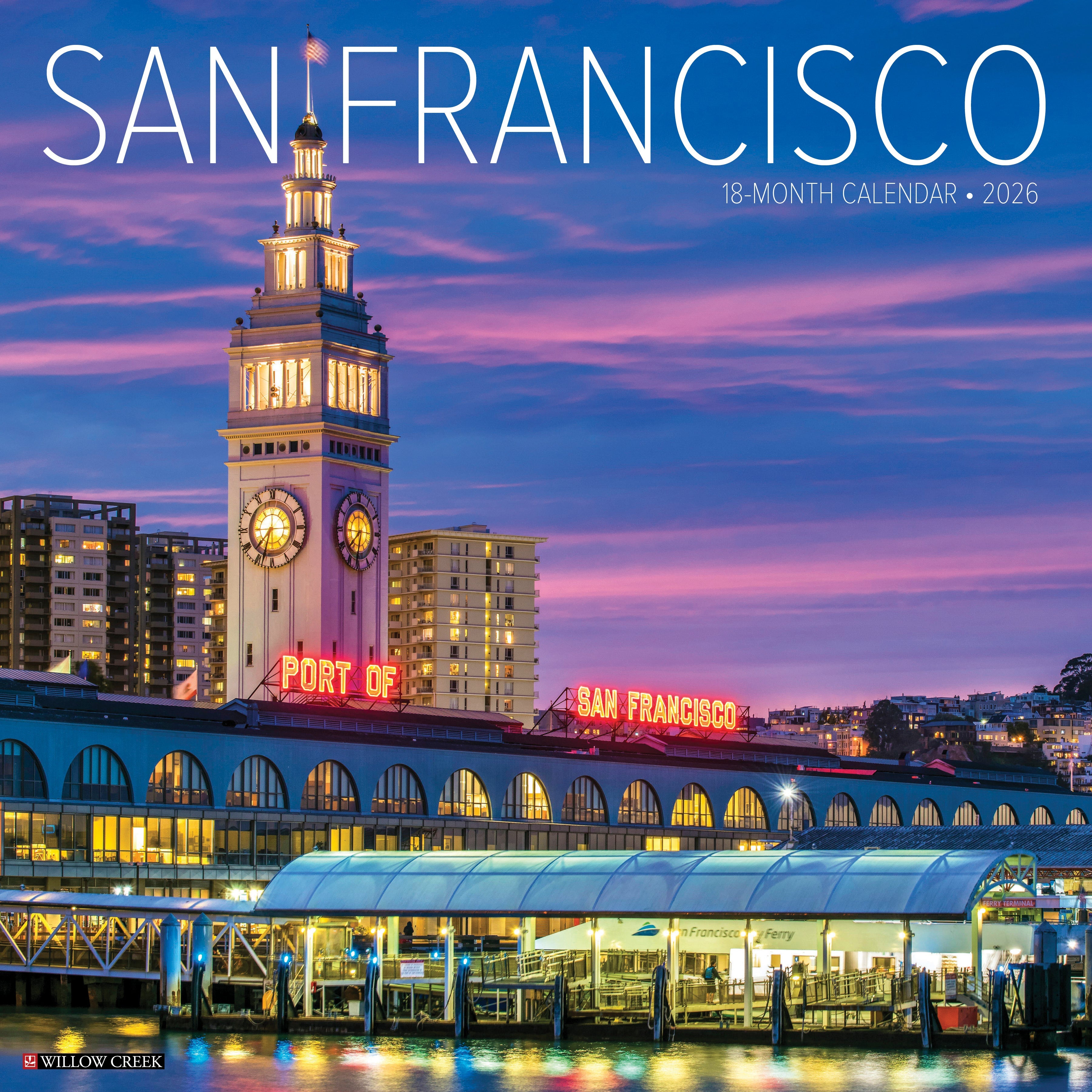 2026 San Francisco - Square Wall Calendar