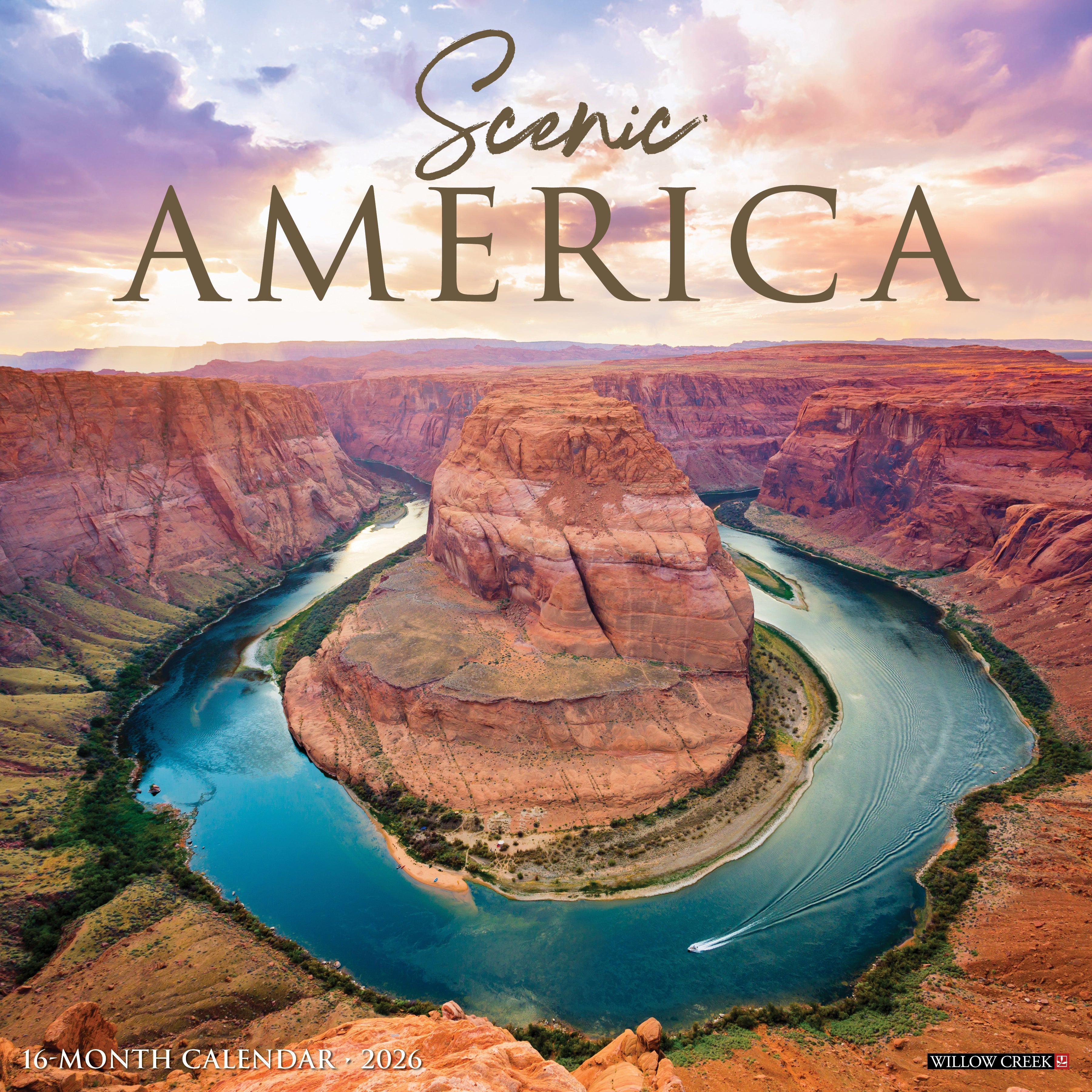 2026 Scenic America - Square Wall Calendar