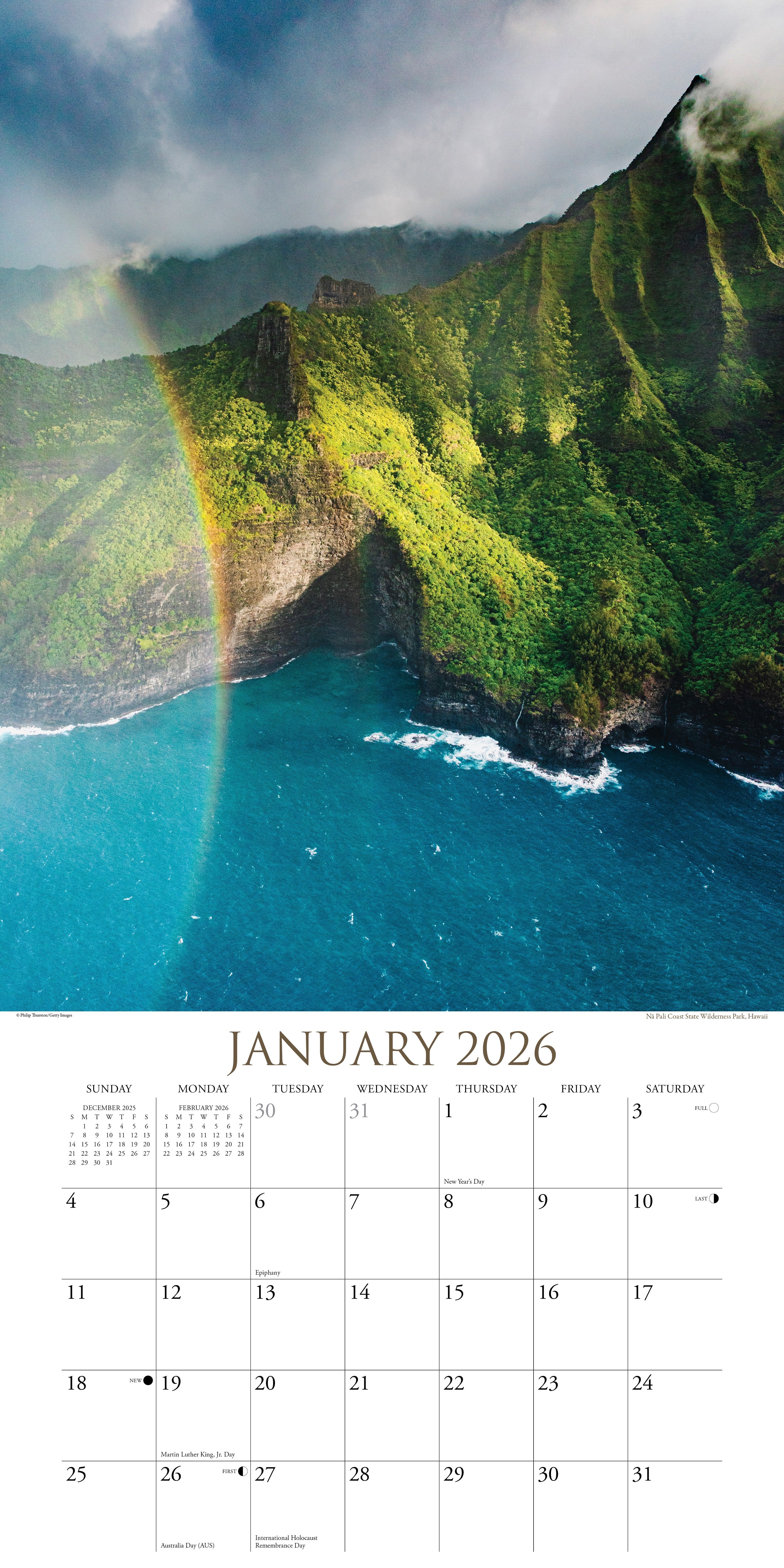 2026 Scenic America - Square Wall Calendar