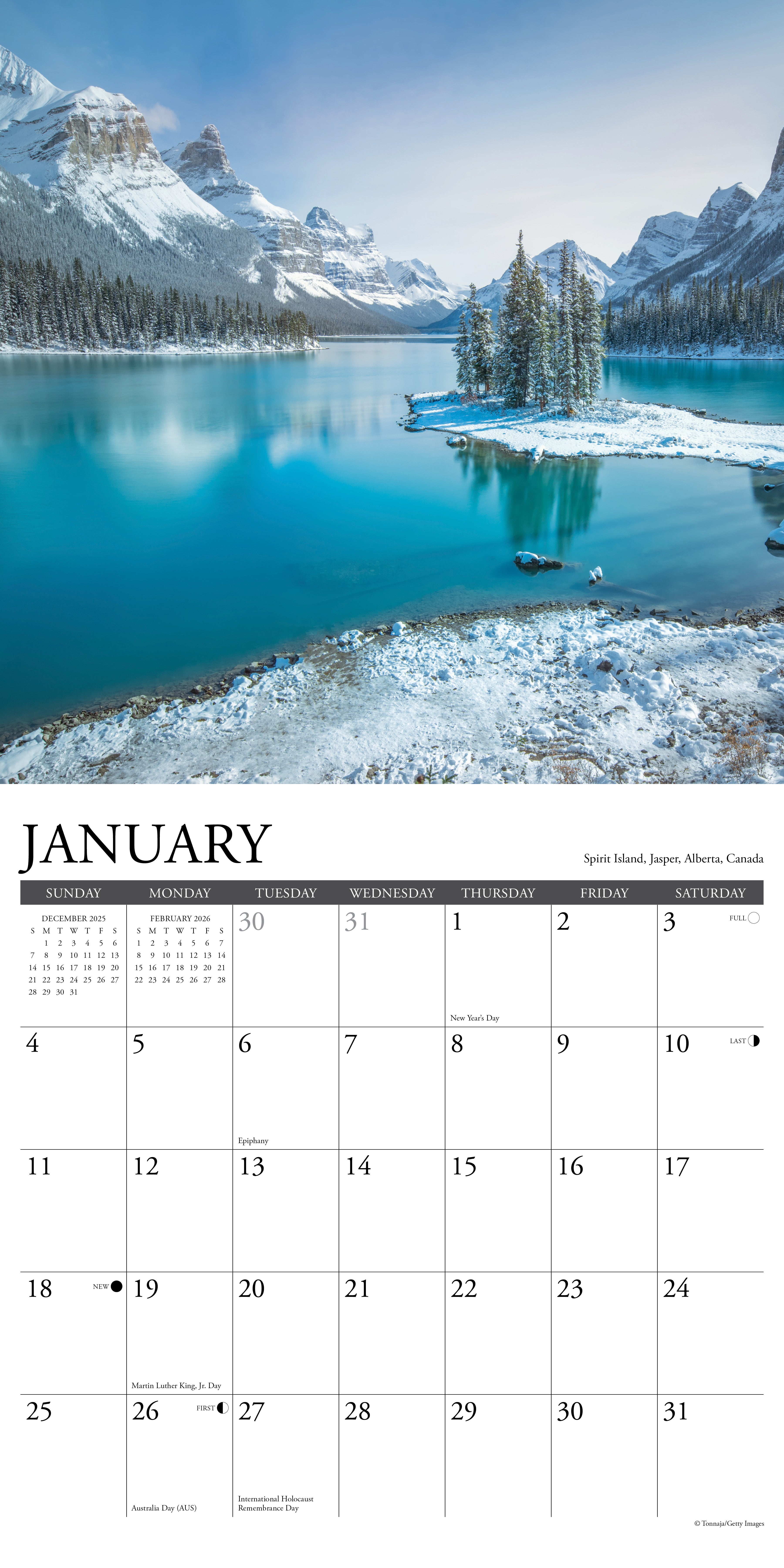 2026 Seasons - Square Wall Calendar