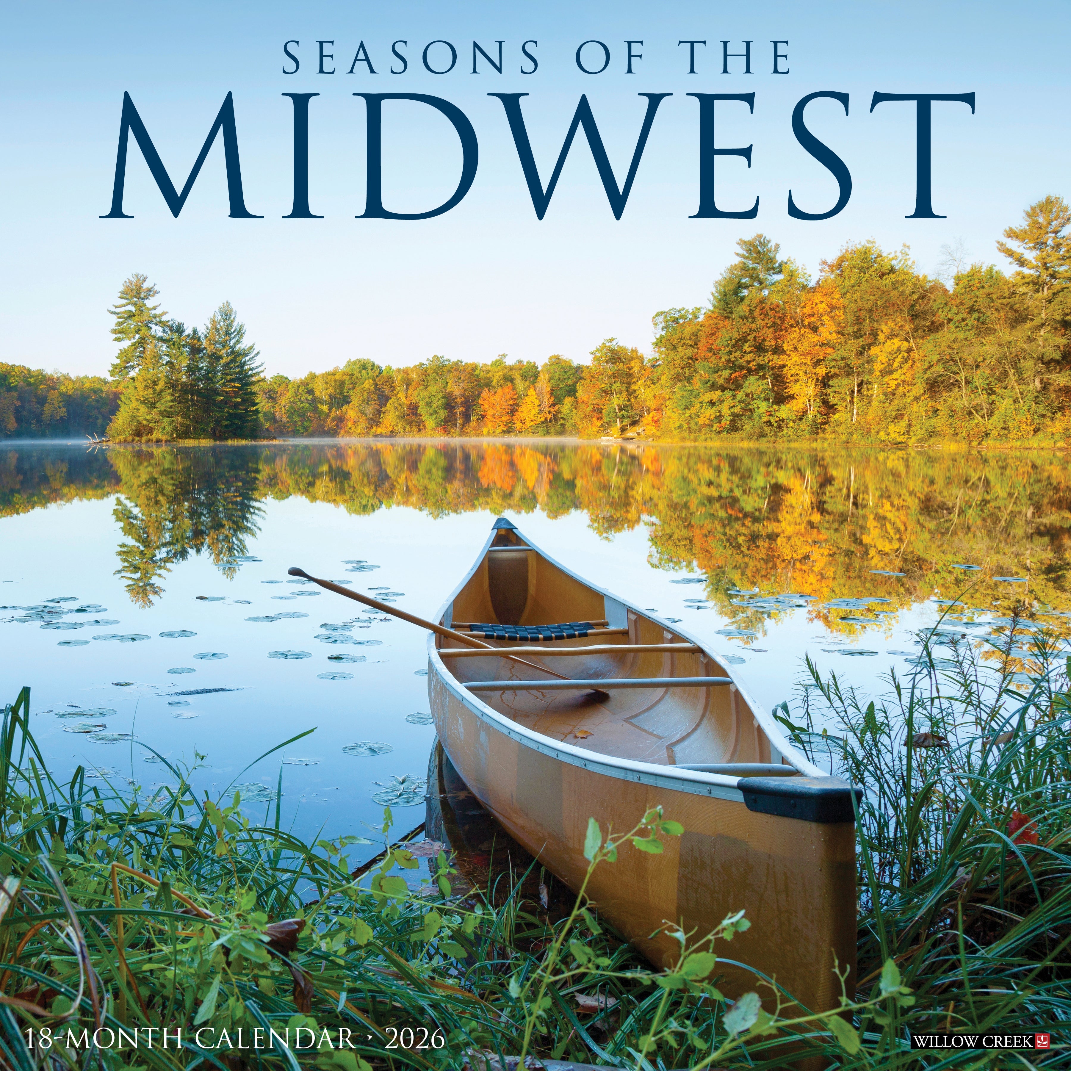 2026 Seasons of the Midwest - Square Wall Calendar