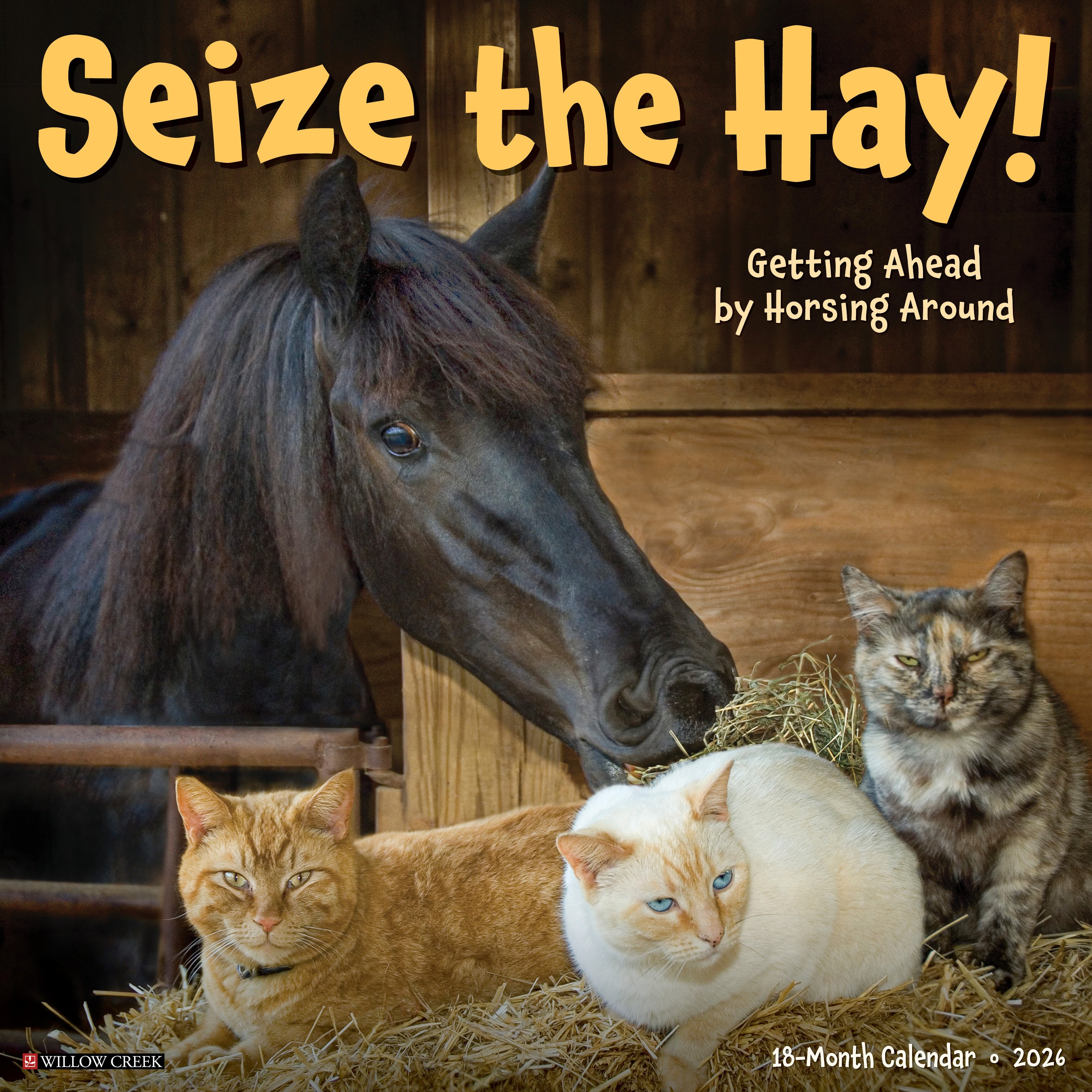 2026 Seize the Hay - Square Wall Calendar