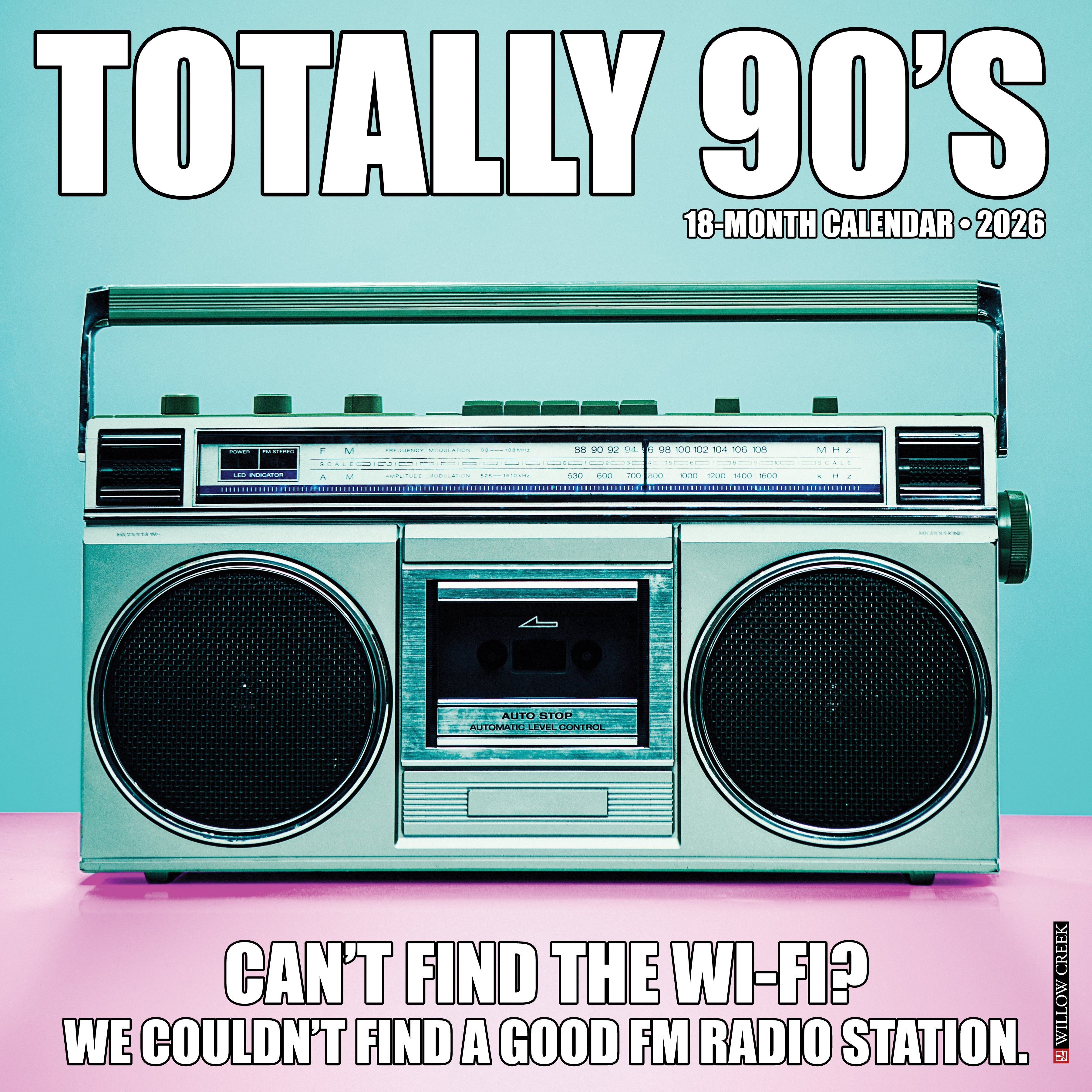 2026 Totally 90s - Square Wall Calendar