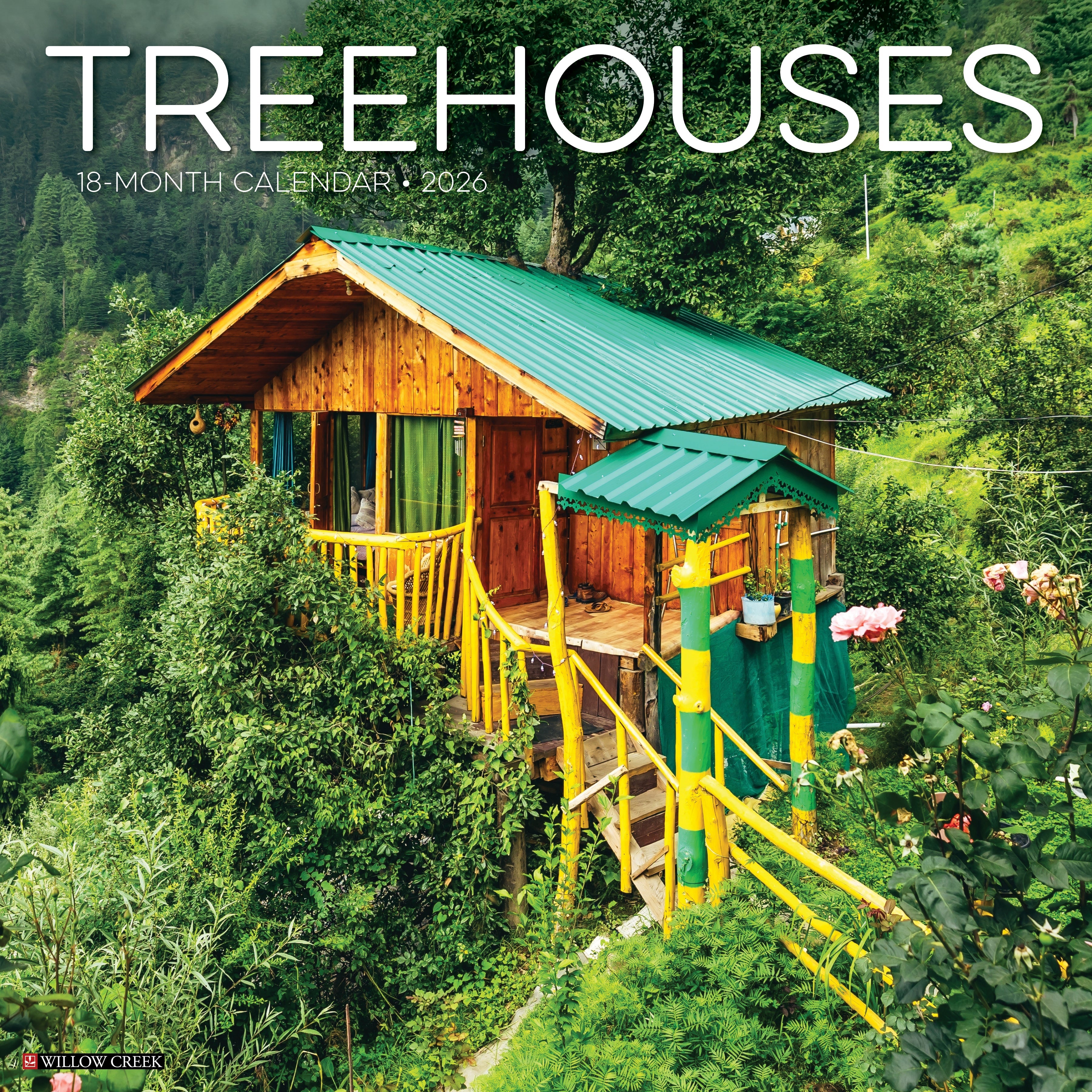 2026 Treehouses - Square Wall Calendar