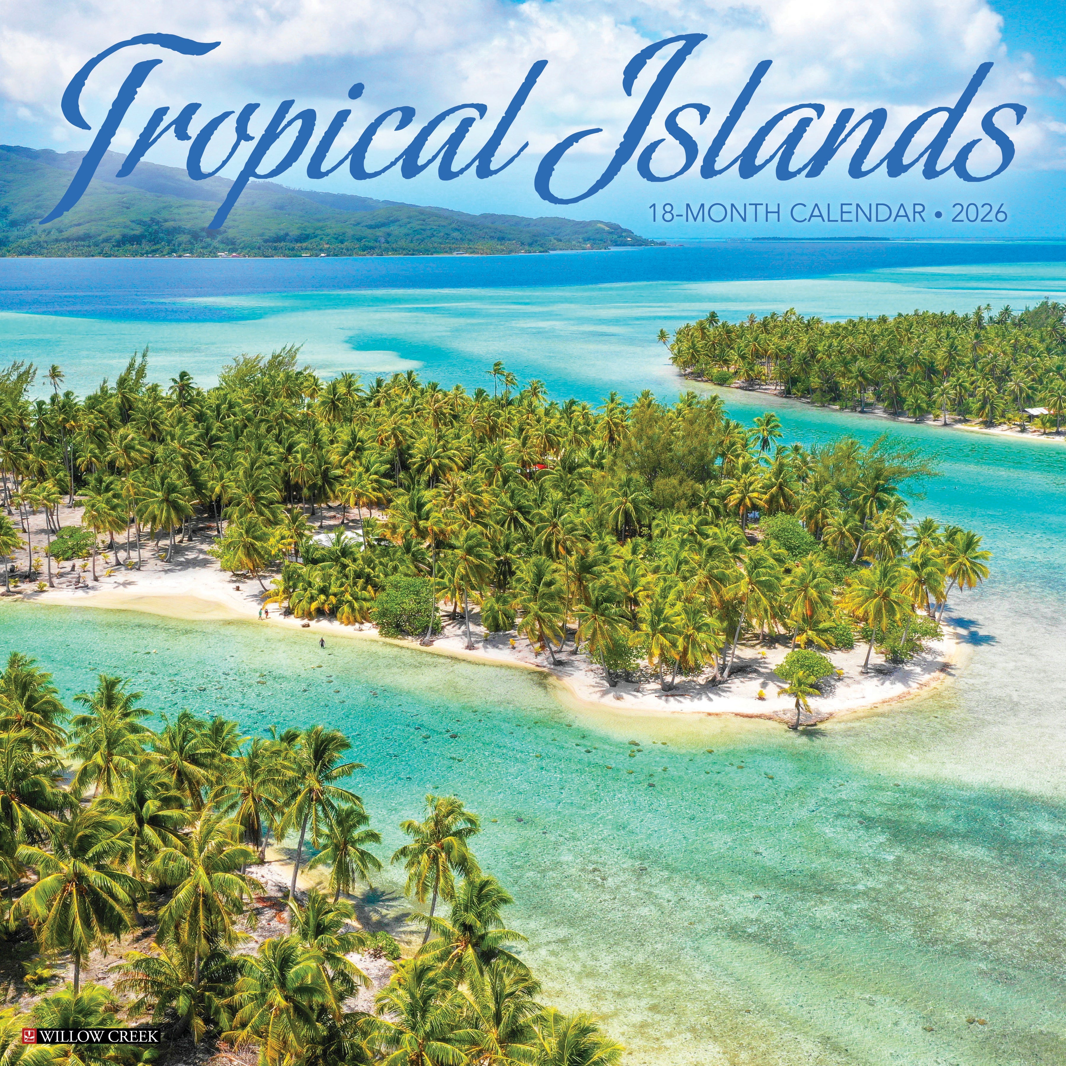 2026 Tropical Islands - Square Wall Calendar