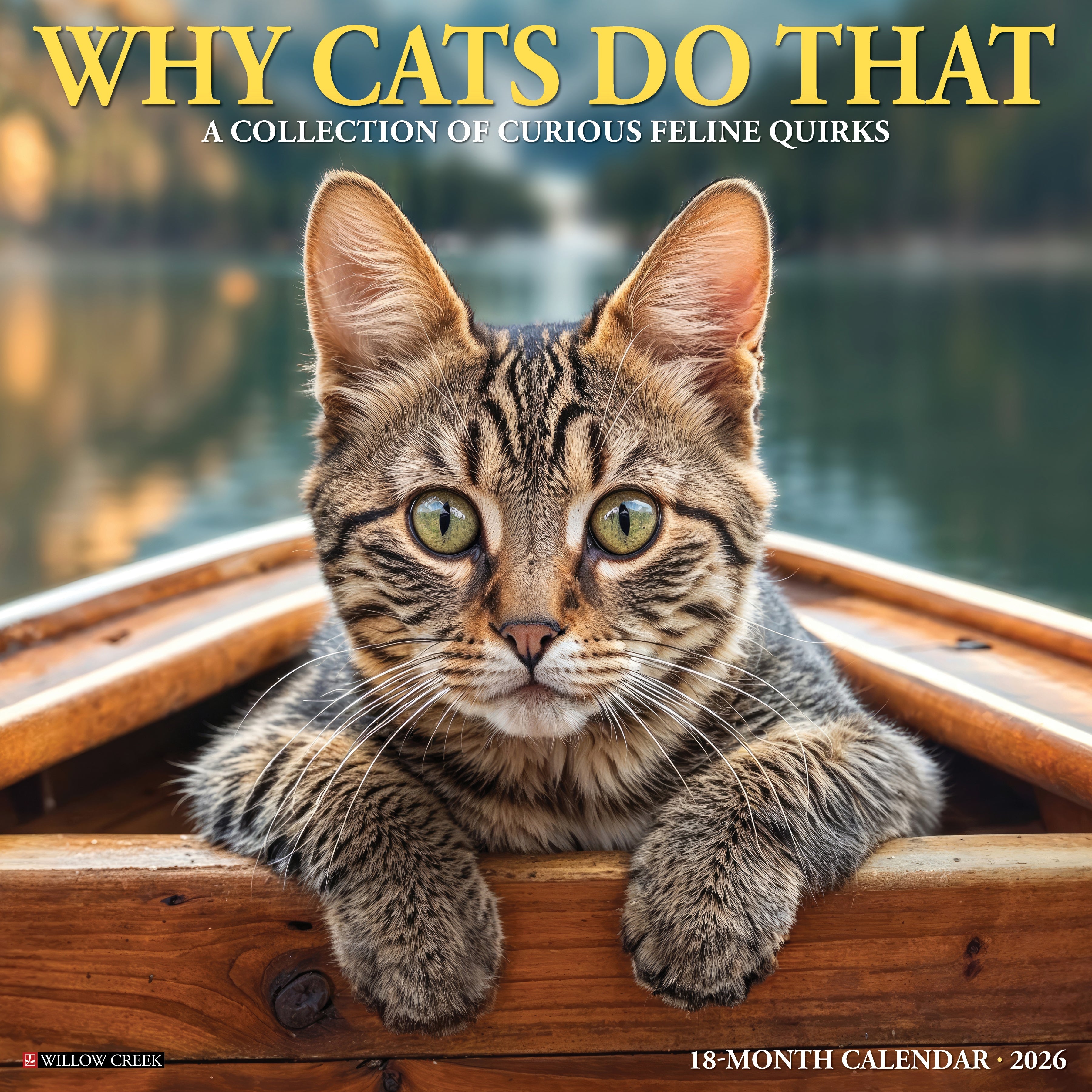 2026 Why Cats Do That - Square Wall Calendar