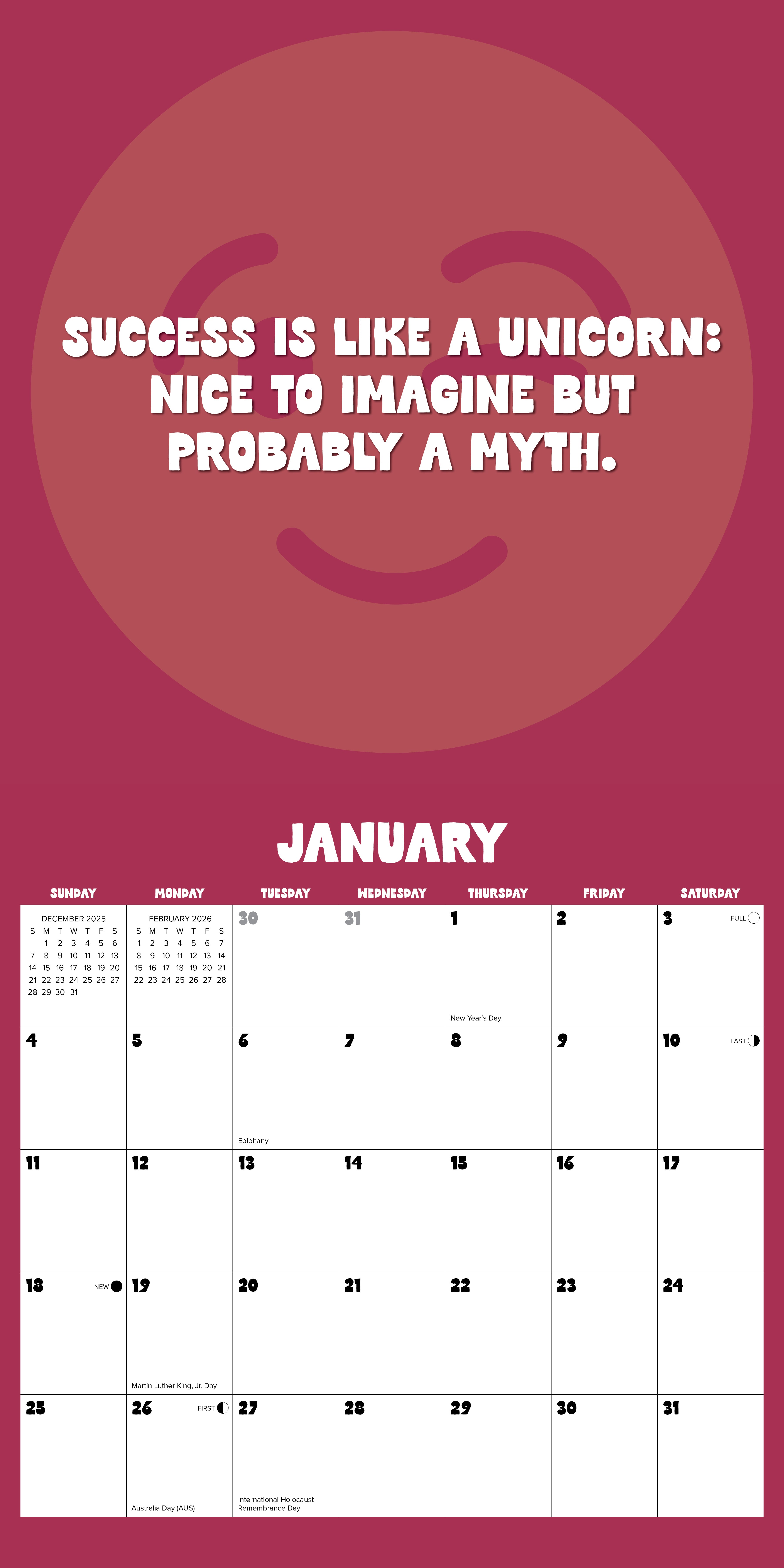 2026 You Don't Got This - Square Wall Calendar