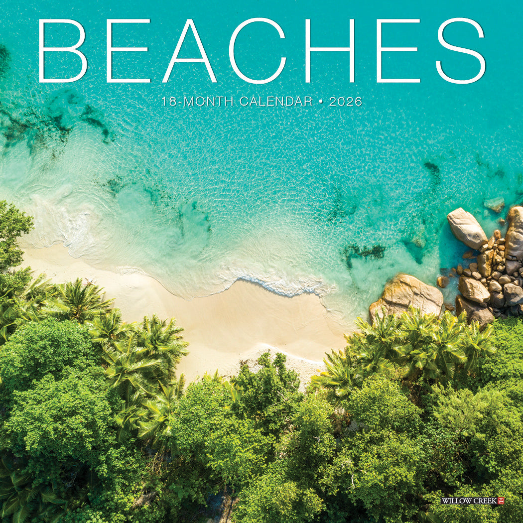 2026 Beaches - Mini Wall Calendar