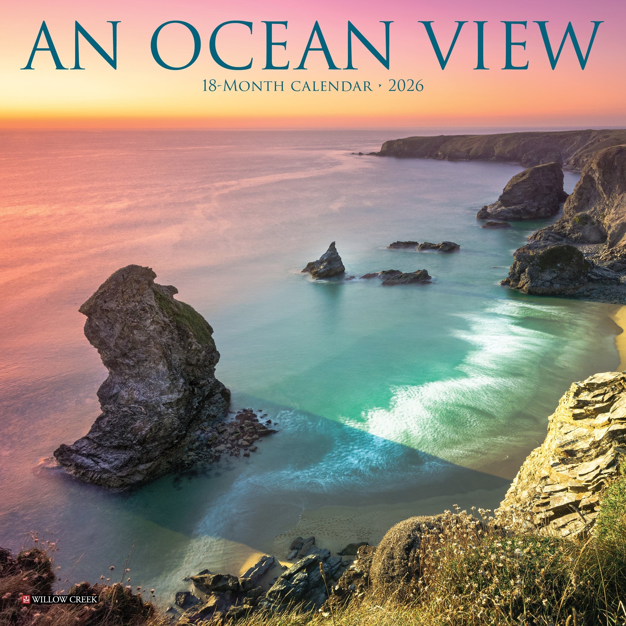 2026 Ocean View - Mini Wall Calendar