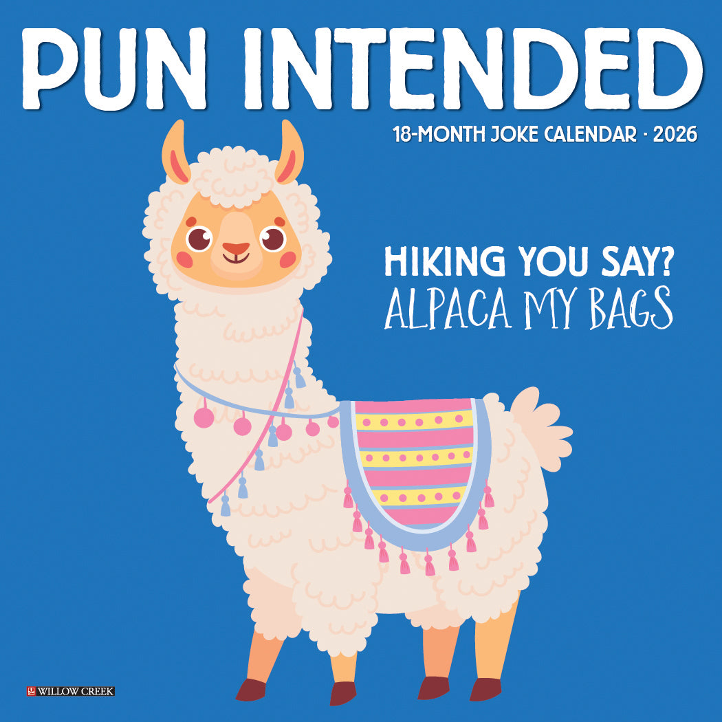 2026 Pun Intended - Mini Wall Calendar