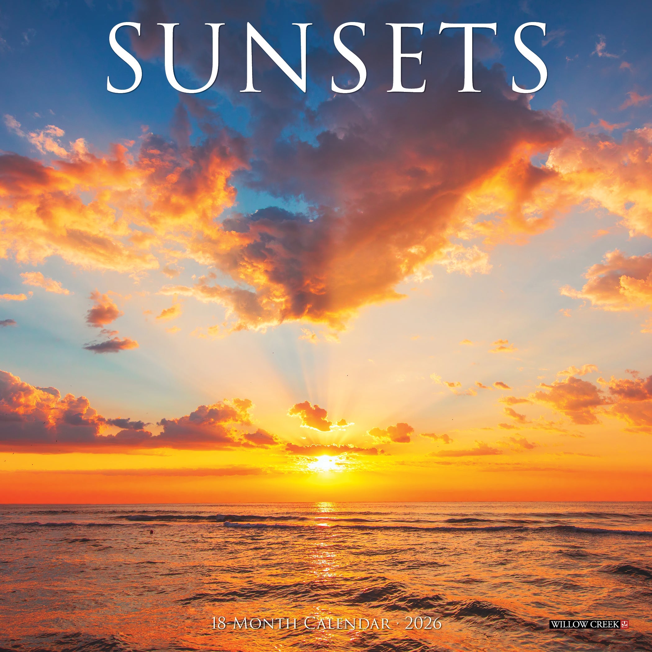 2026 Sunsets - Mini Wall Calendar