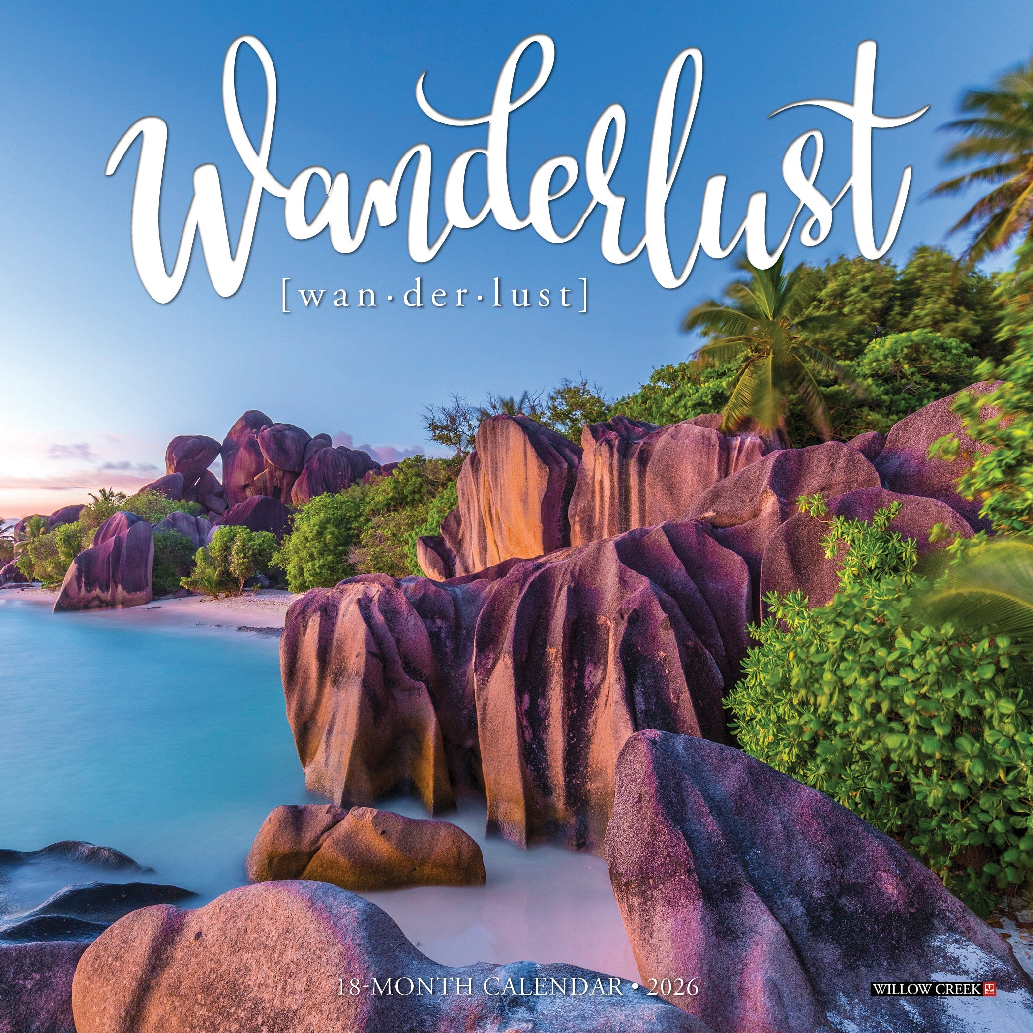 2026 Wanderlust - Mini Wall Calendar
