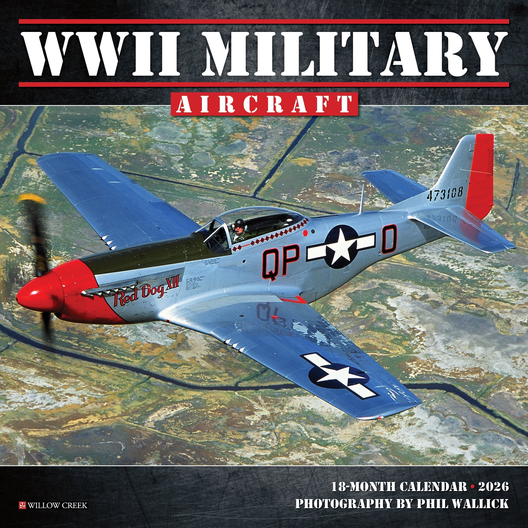 2026 WWII Military Aircraft - Mini Wall Calendar