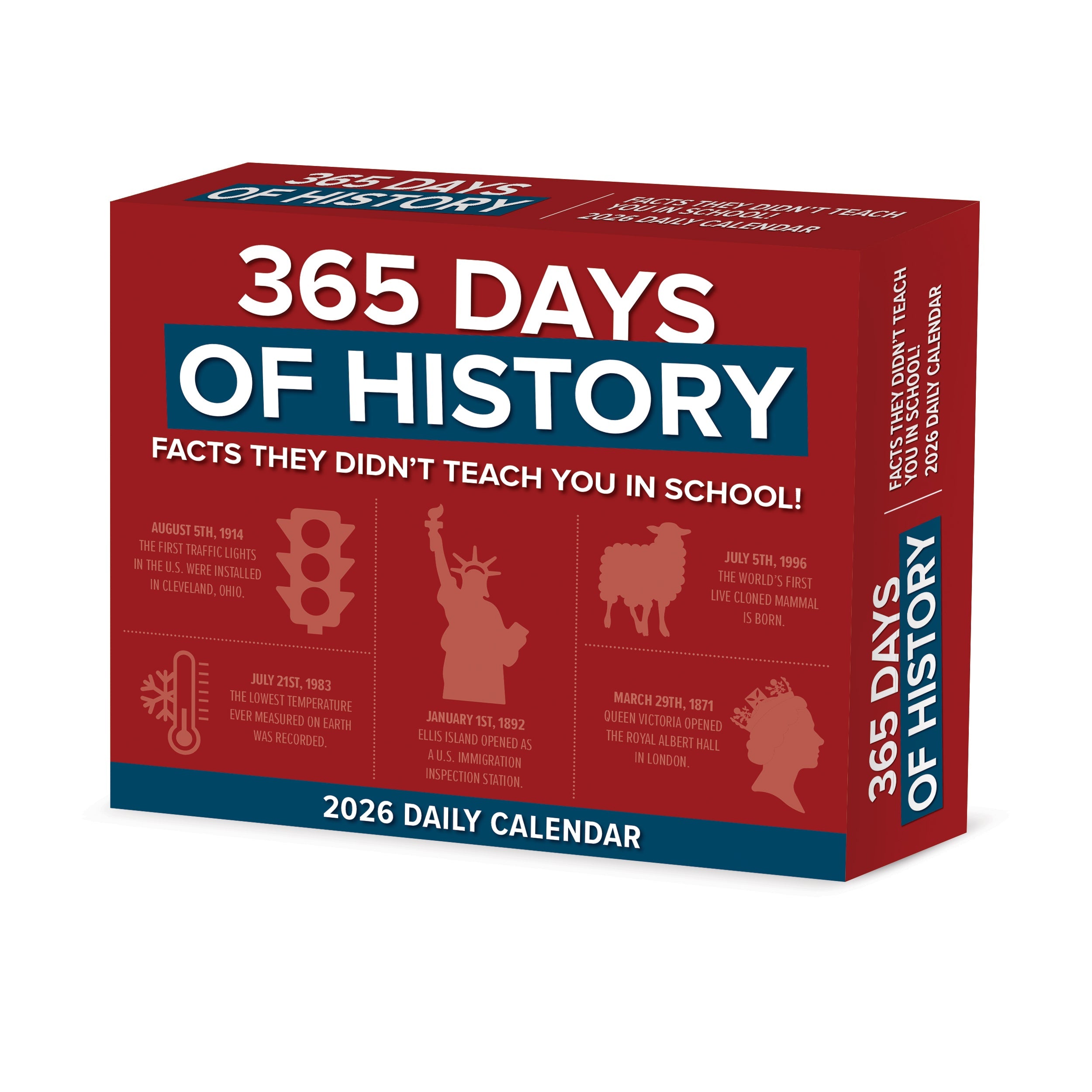 2026 365 Days of History - Boxed Page-A-Day Calendar