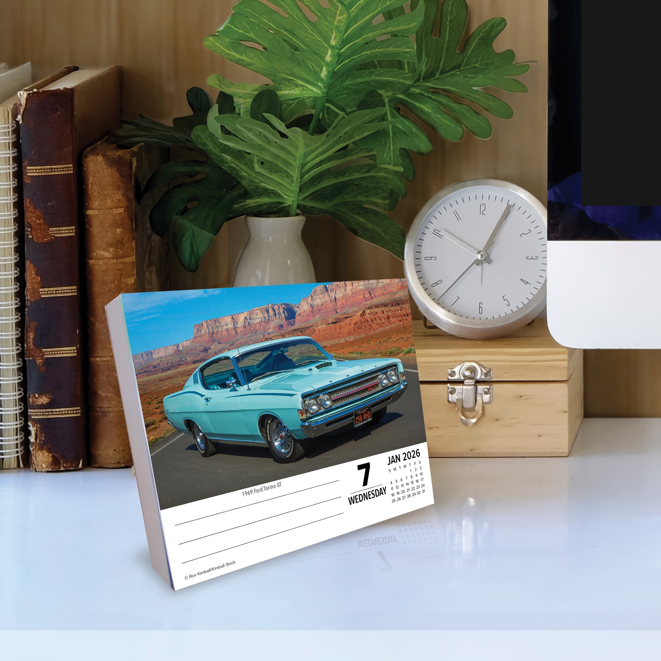 2026 American Muscle Cars - Boxed Page-A-Day Calendar