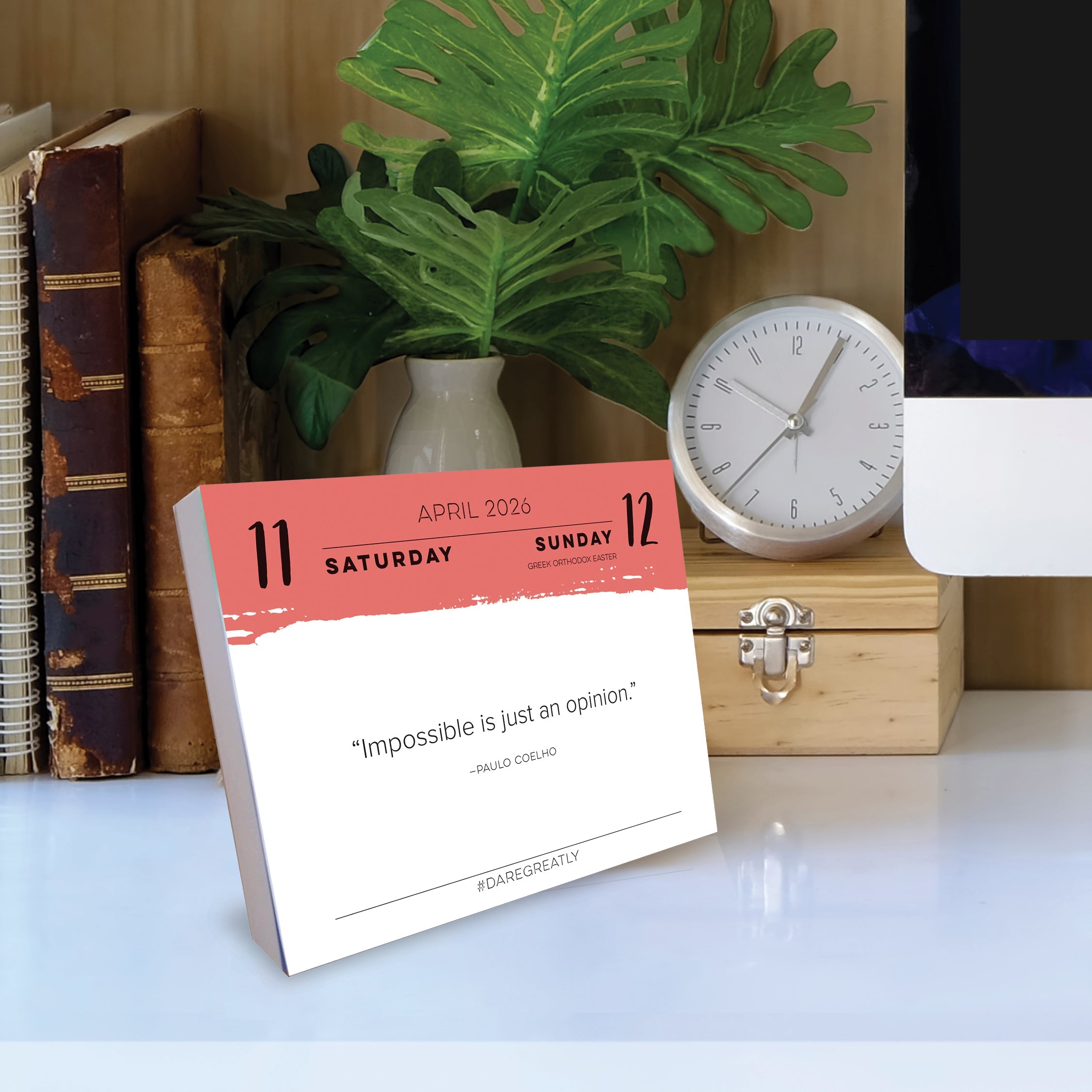 2026 Dare Greatly - Boxed Page-A-Day Calendar