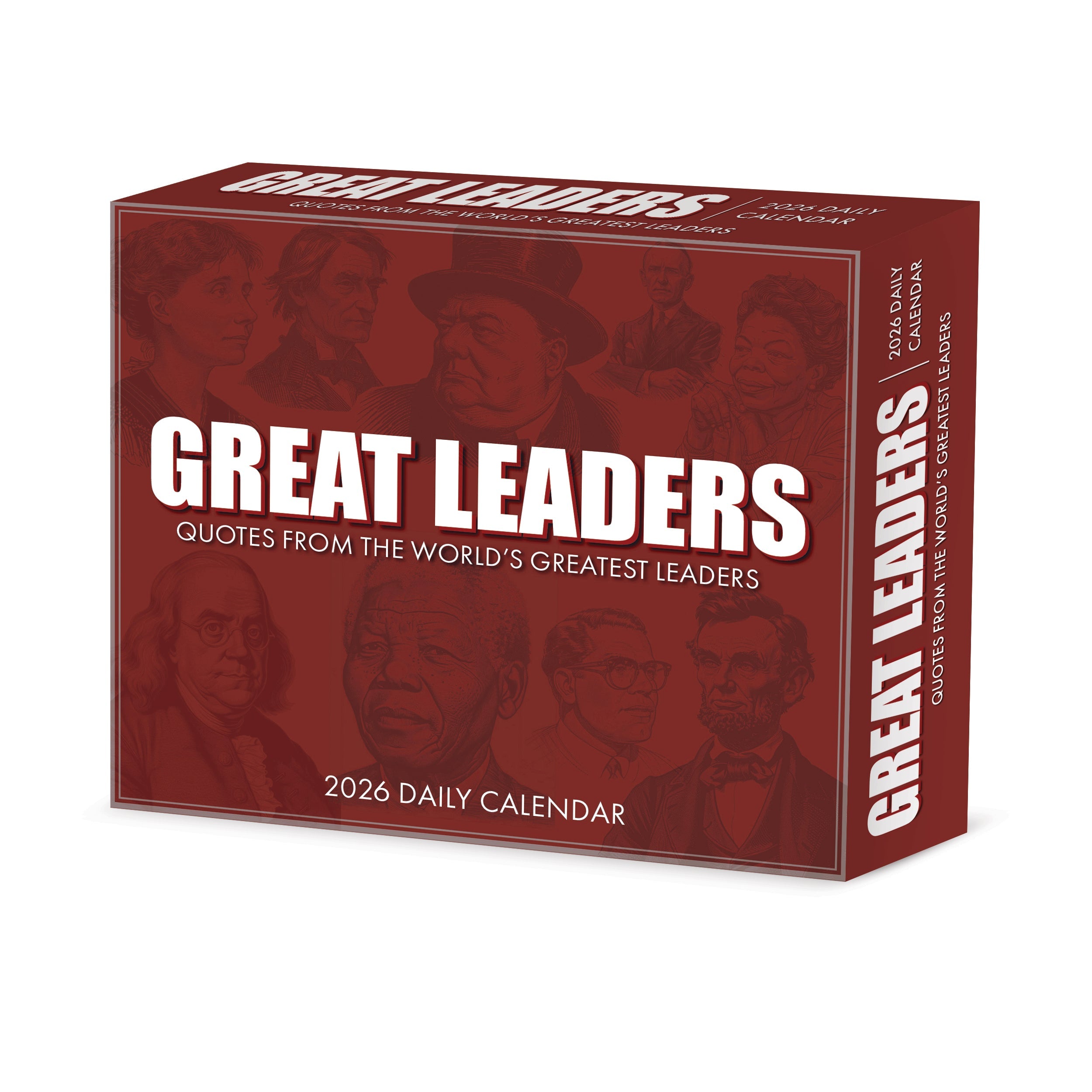 2026 Great Leaders, Greatest Quotes - Boxed Page-A-Day Calendar
