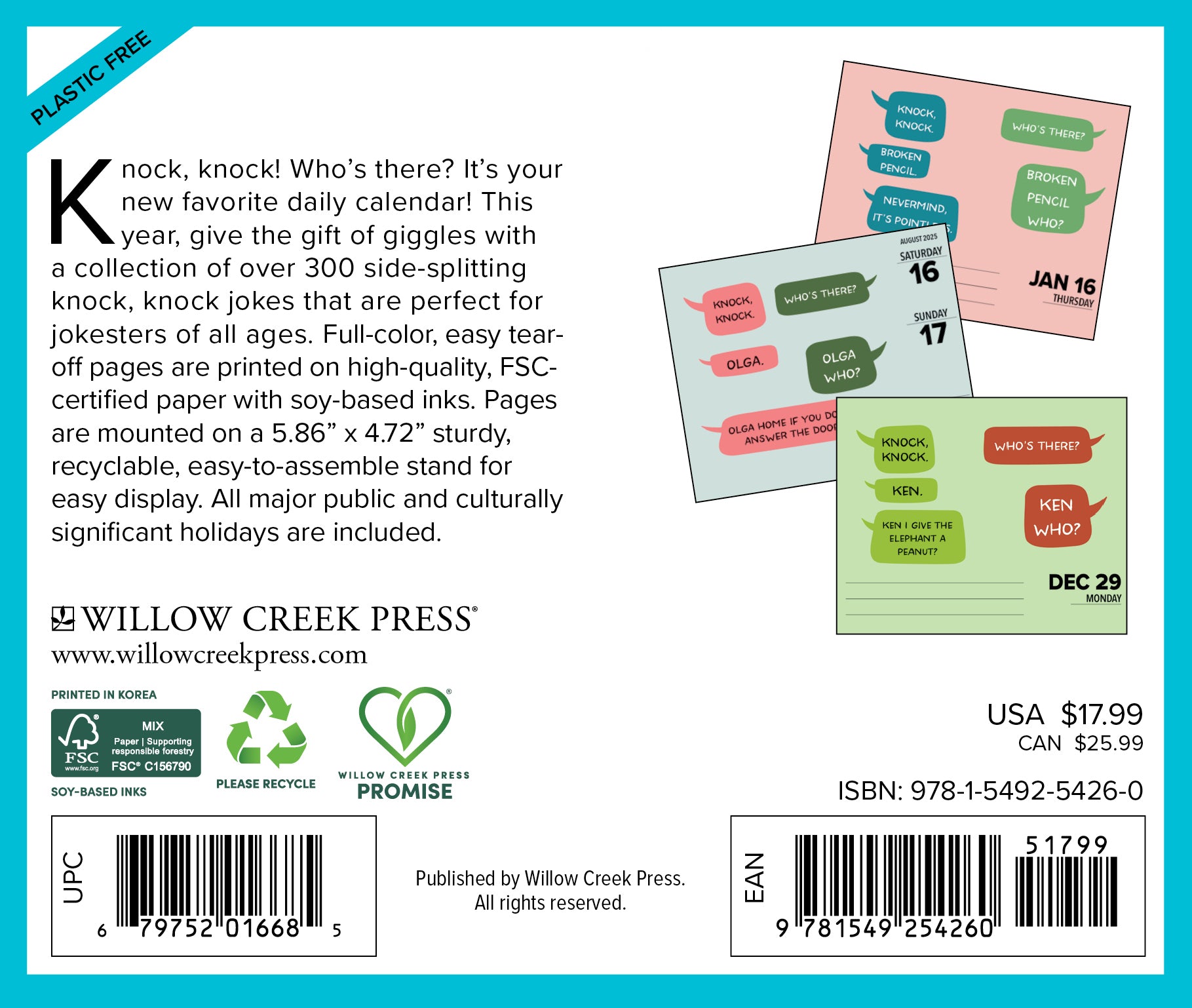 2026 Knock Knock - Boxed Page-A-Day Calendar