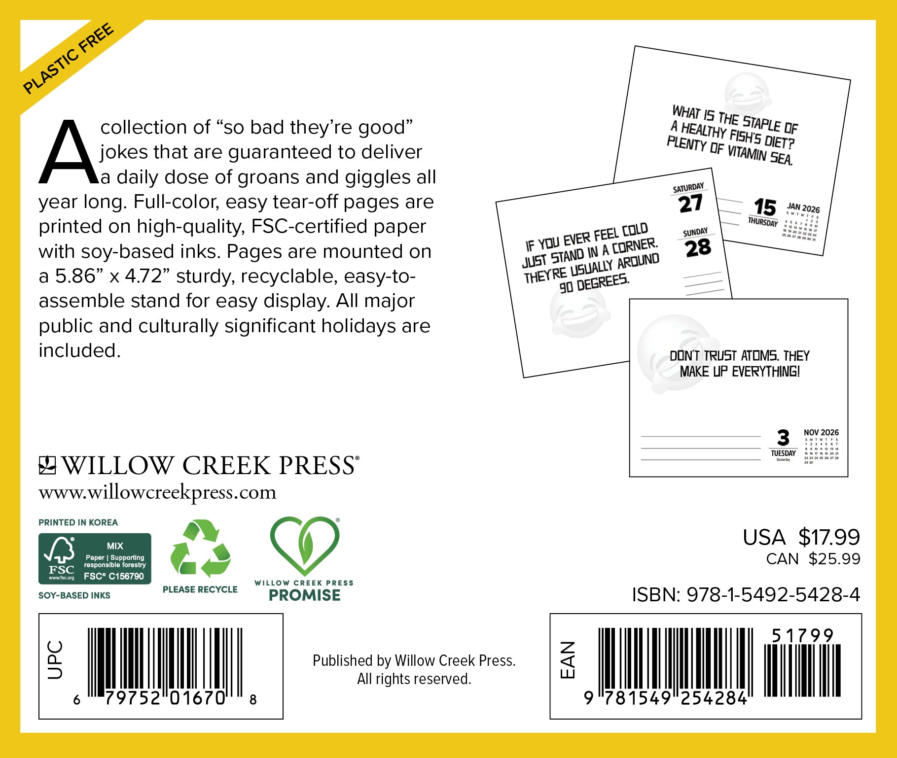 2026 LOL Jokes - Boxed Page-A-Day Calendar