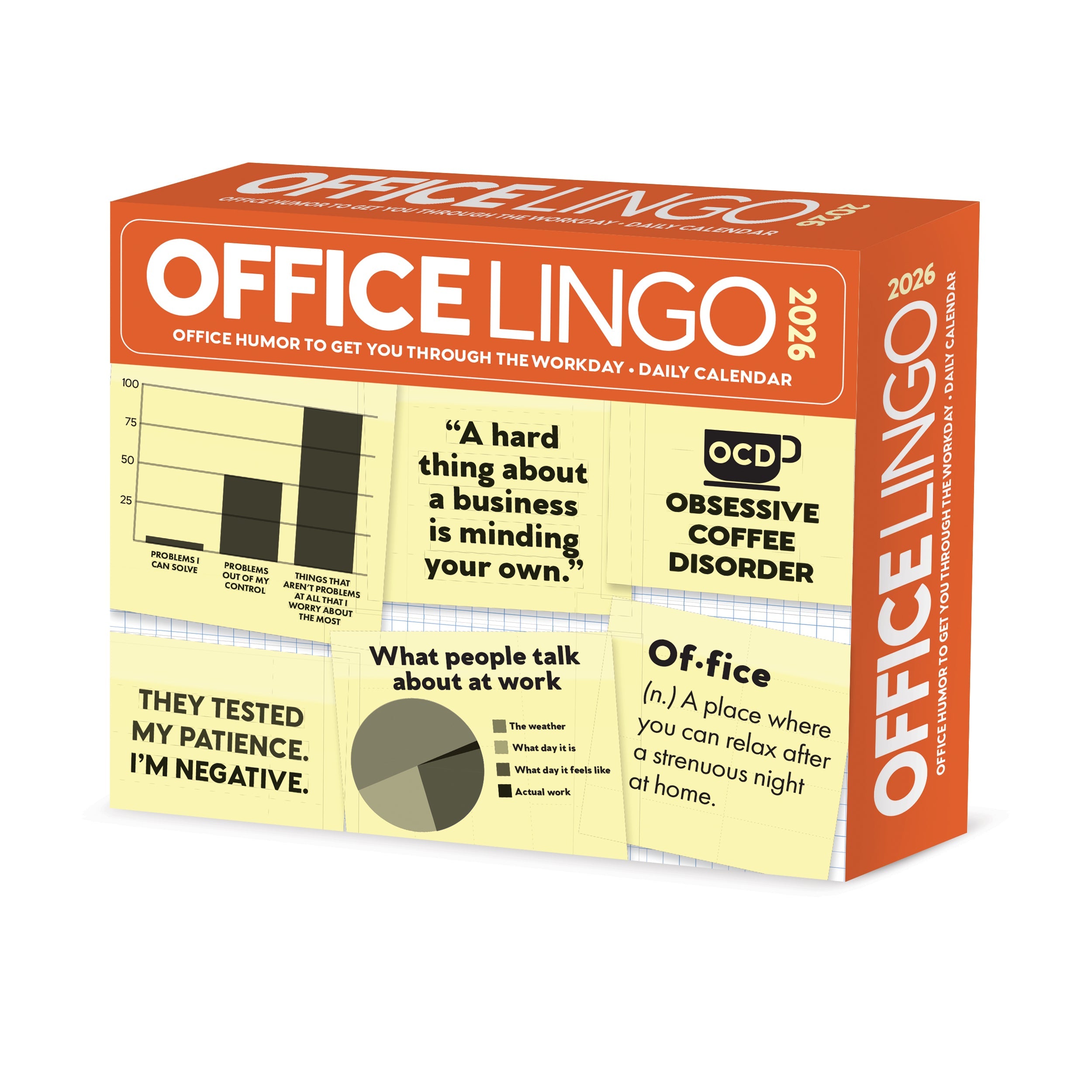 2026 Office Lingo - Boxed Page-A-Day Calendar