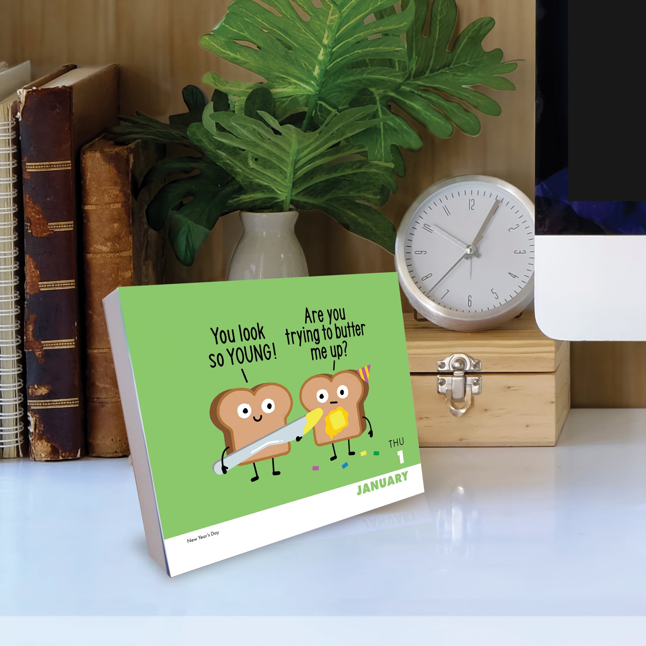 2026 The Art of David Olenick - Boxed Page-A-Day Calendar