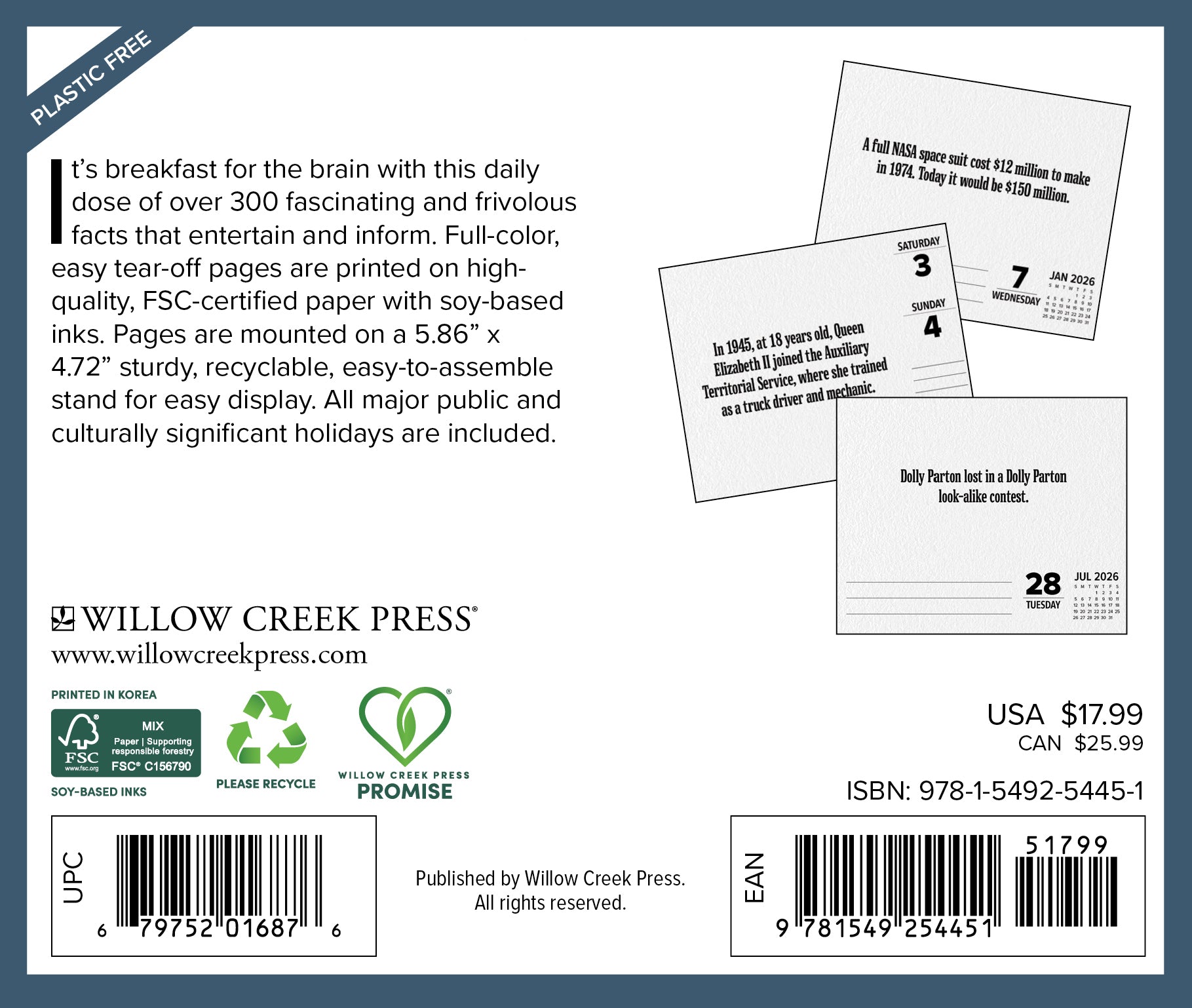 2026 Today I Learned - Boxed Page-A-Day Calendar