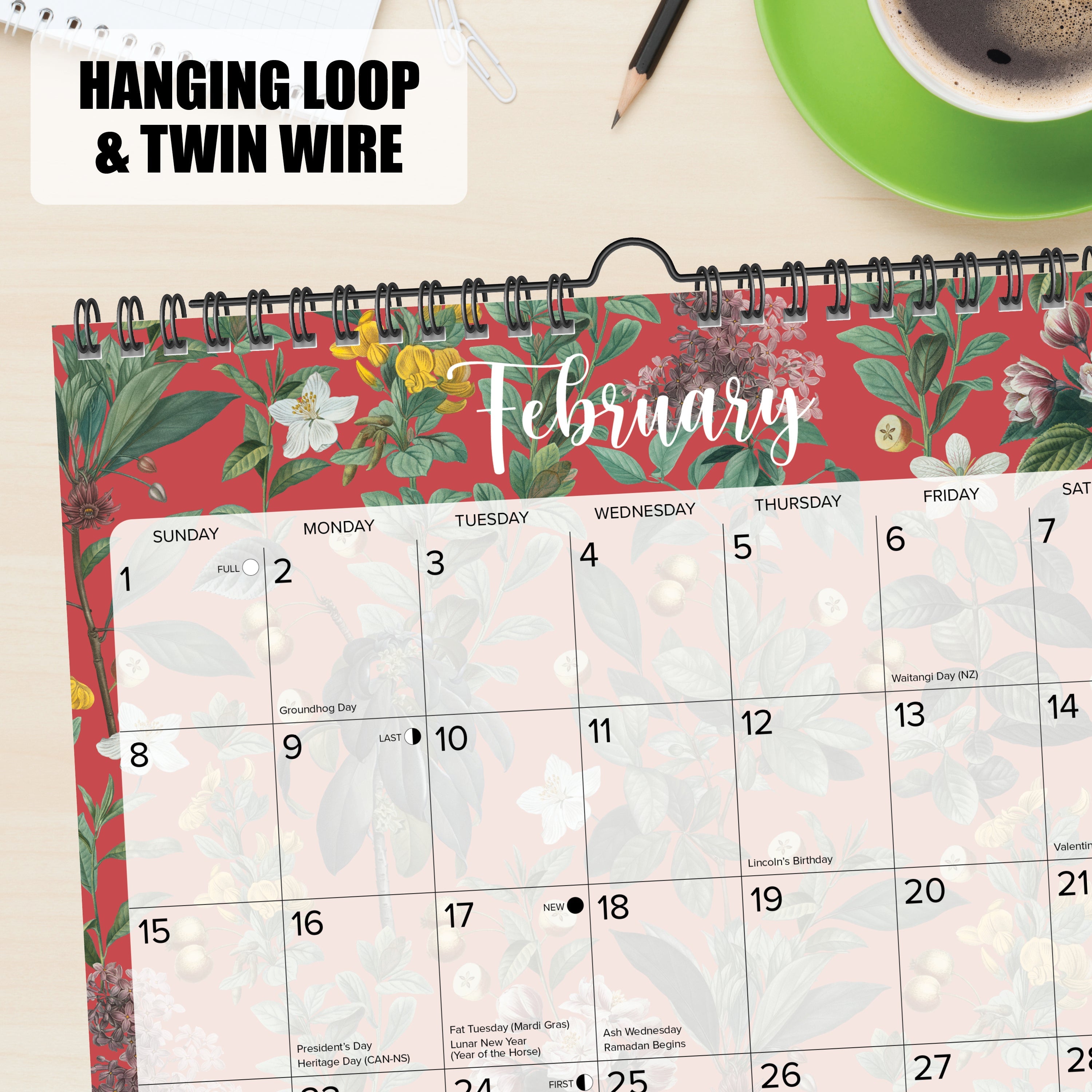 2026 Botanical Nature - Square Wall Calendar