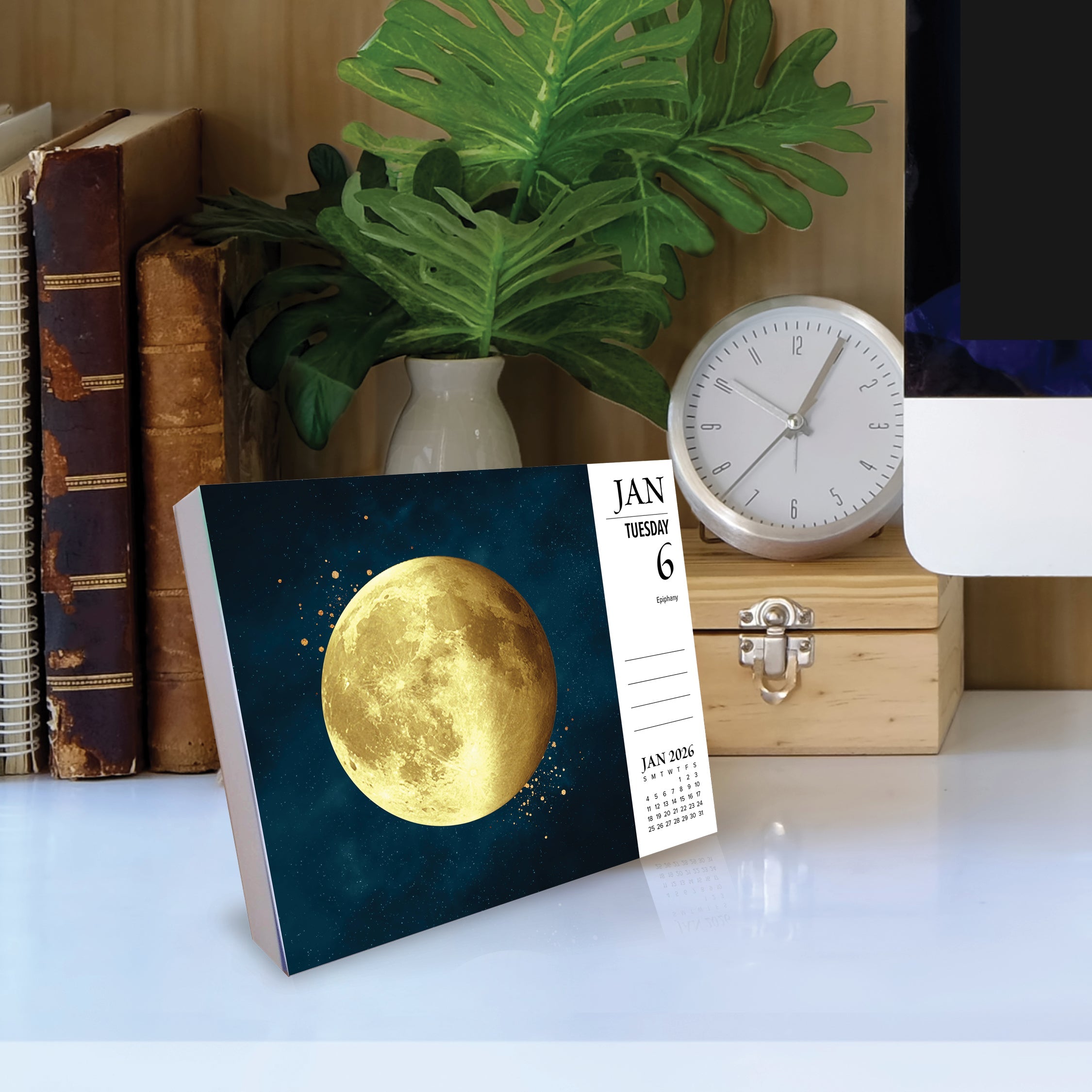 2026 Moon Magic - Boxed Page-A-Day Calendar