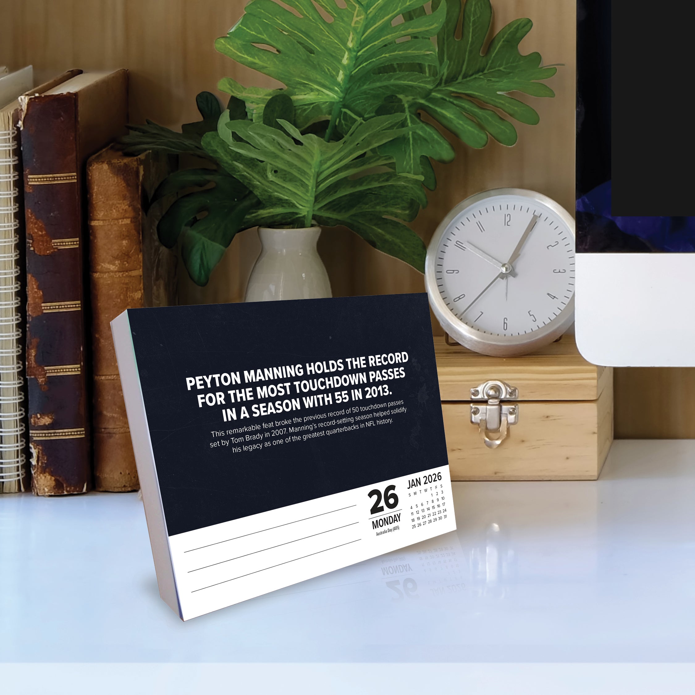 2026 Super Sports Stats & Facts - Boxed Page-A-Day Calendar