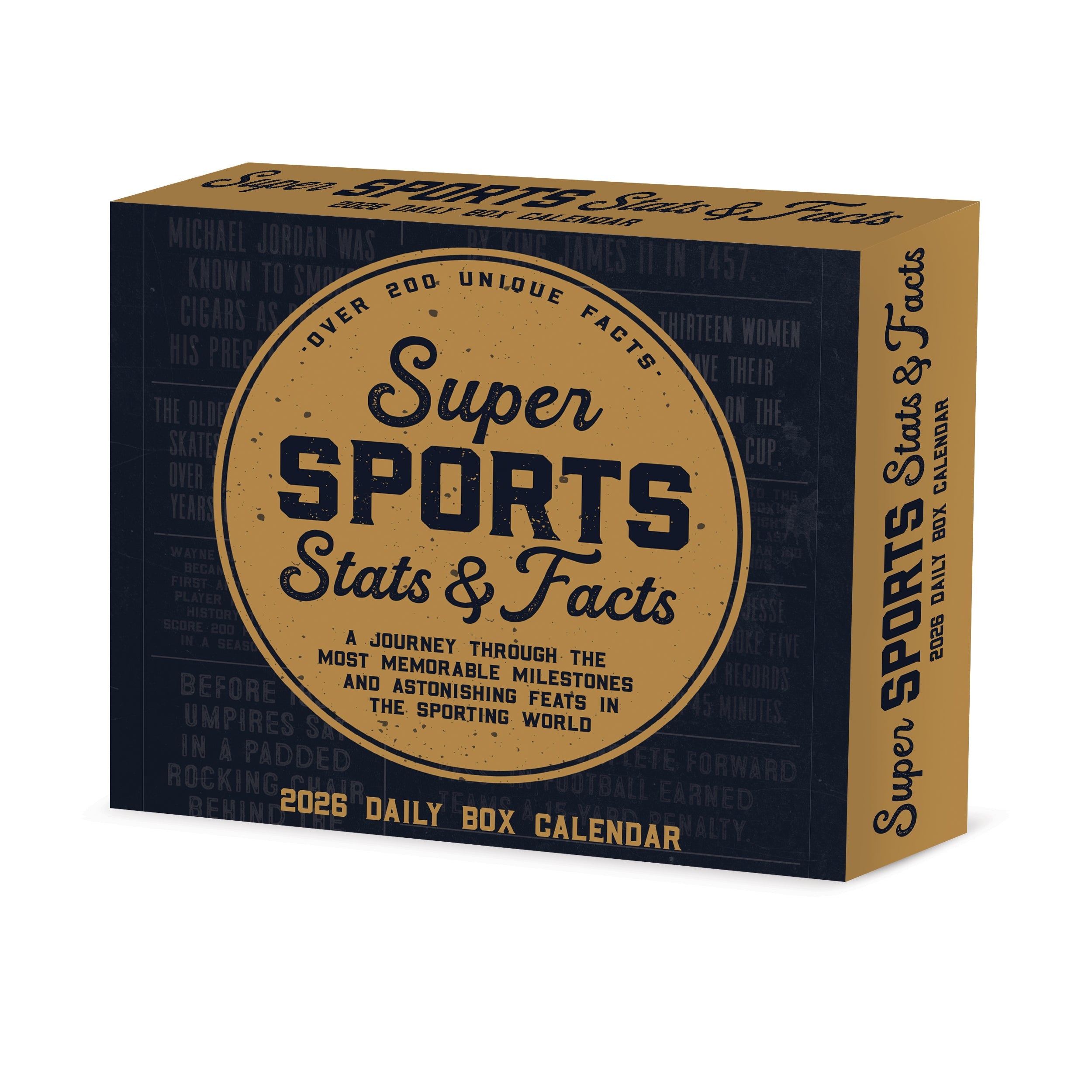 2026 Super Sports Stats & Facts - Boxed Page-A-Day Calendar