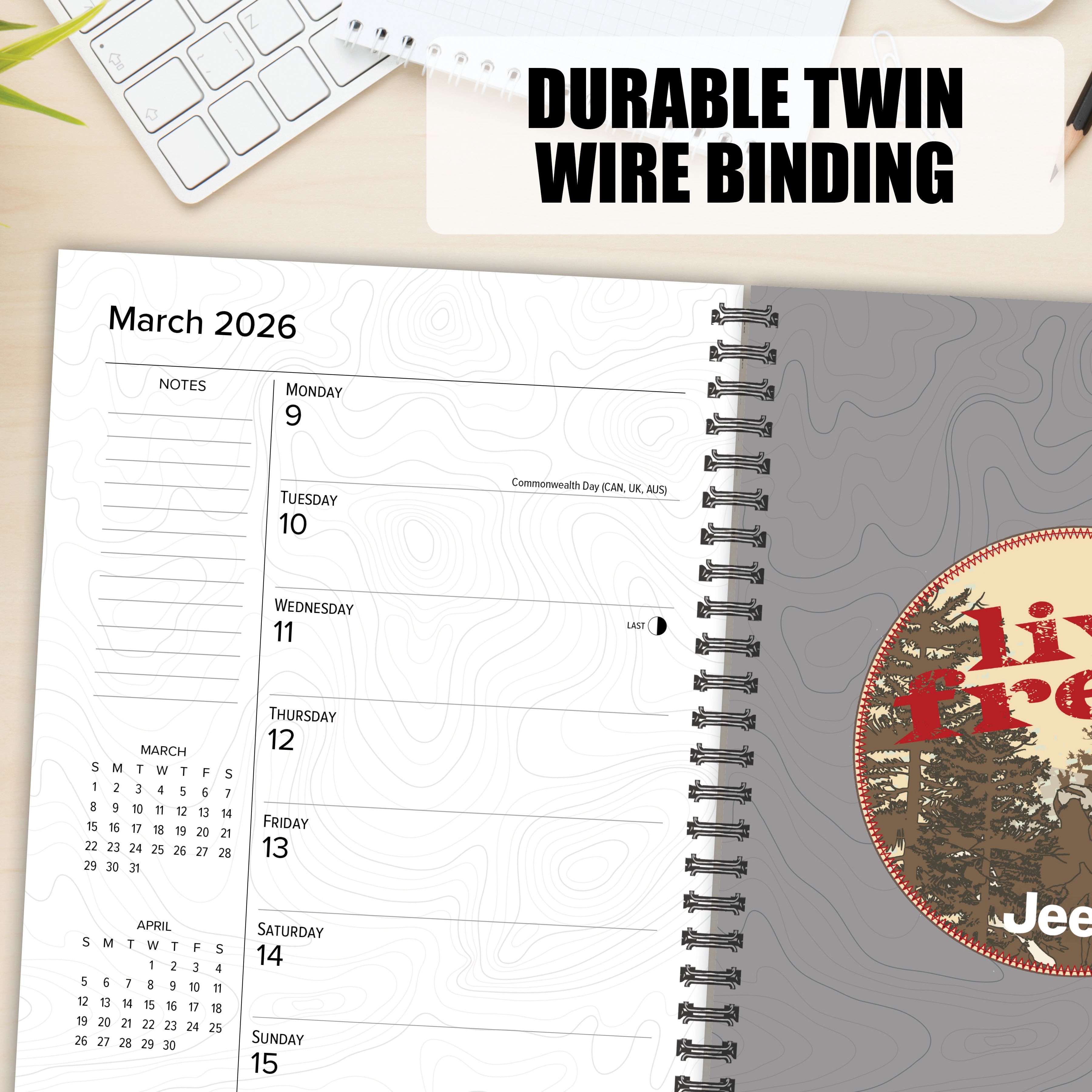 2026 National Parks - Weekly Diary/Planner