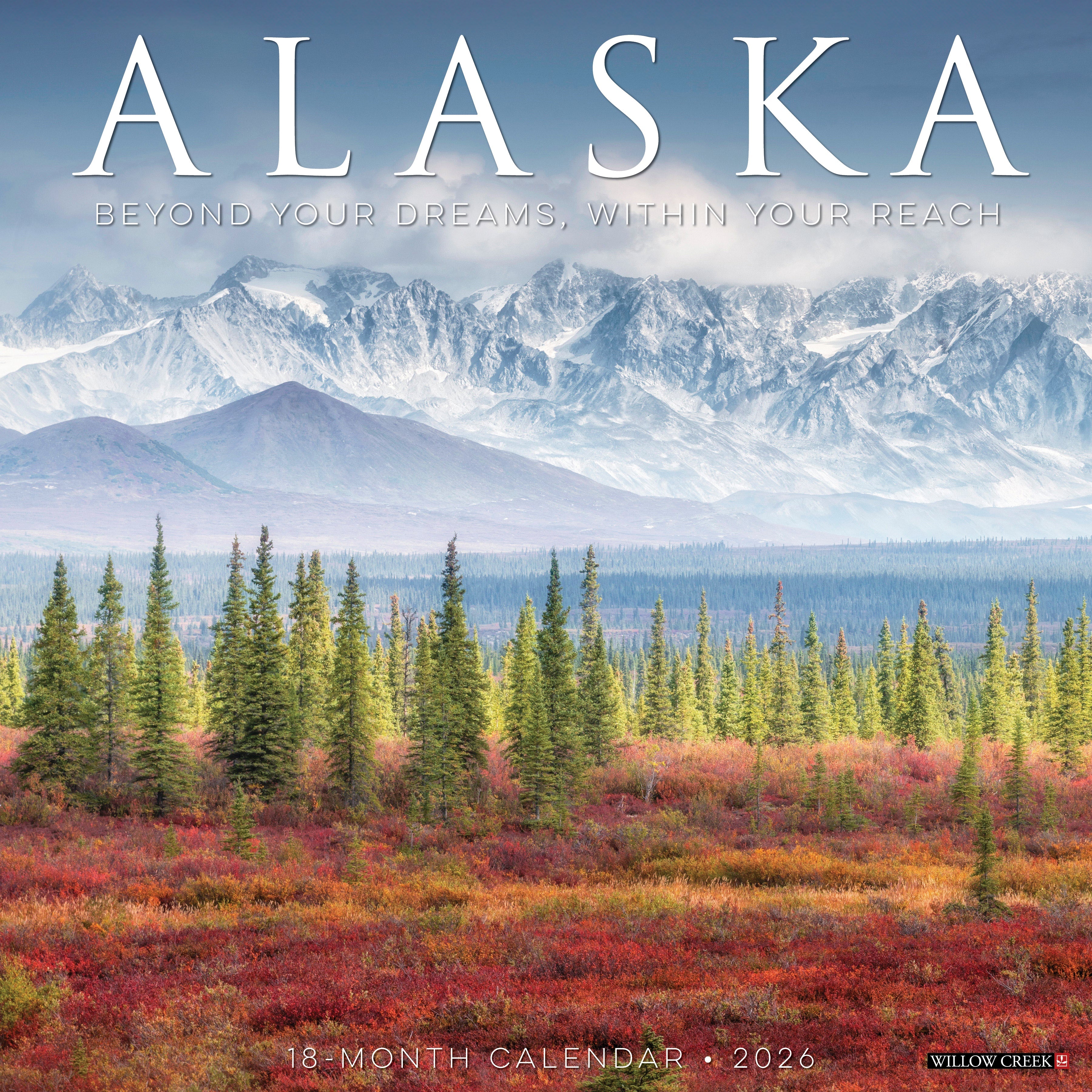 2026 Alaska - Square Wall Calendar
