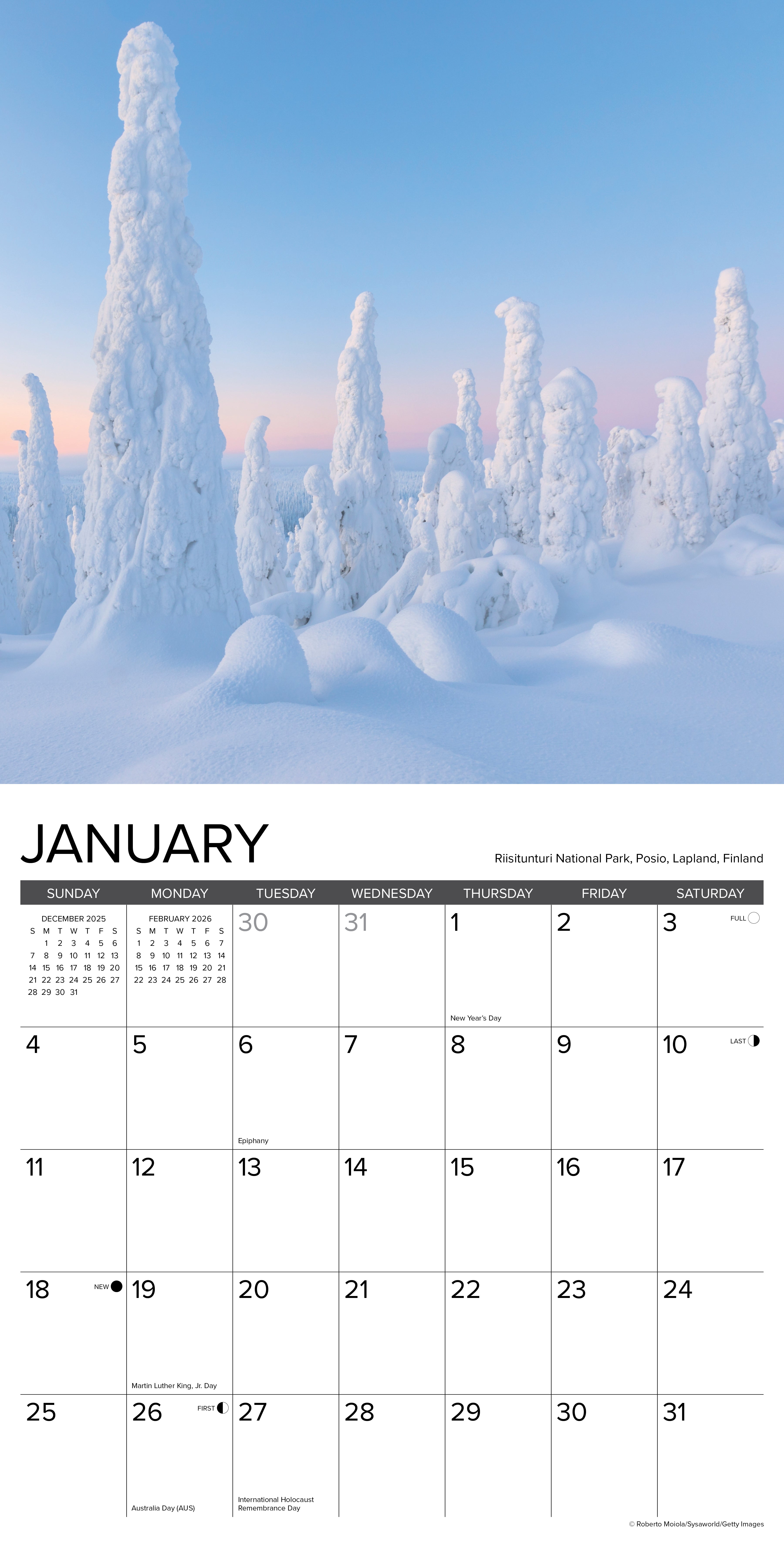 2026 Extreme Weather - Square Wall Calendar