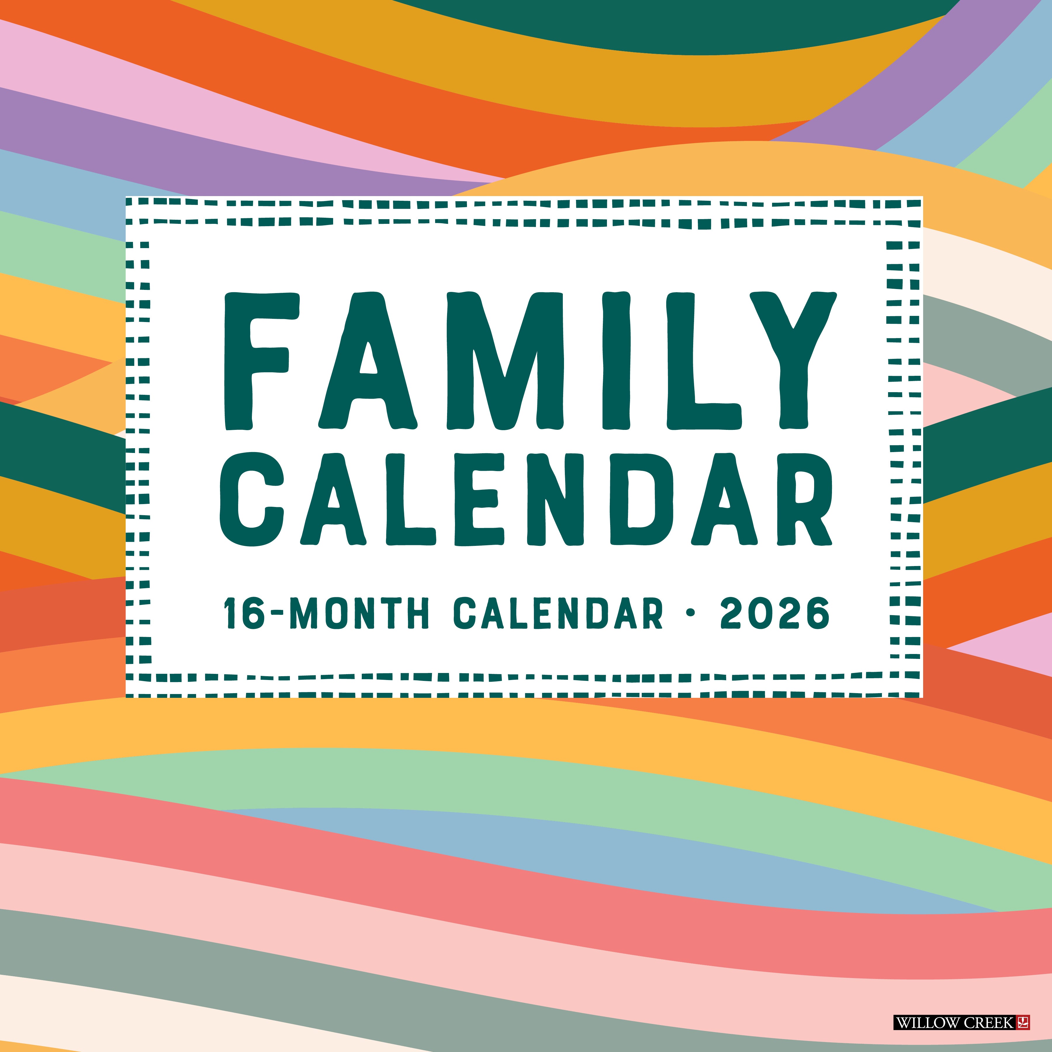 2026 Family Calendar - Square Wall Calendar