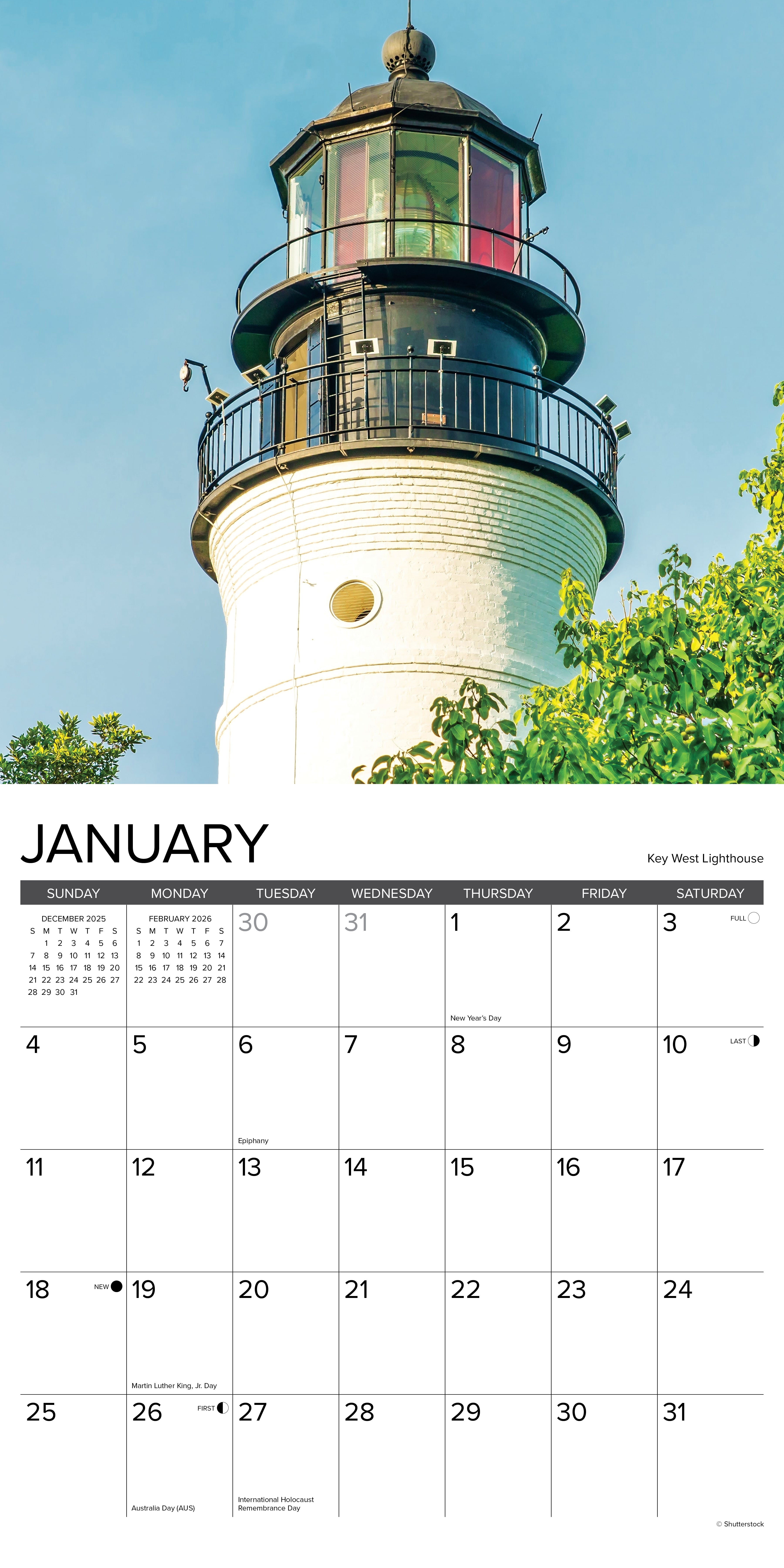 2026 Key West - Square Wall Calendar
