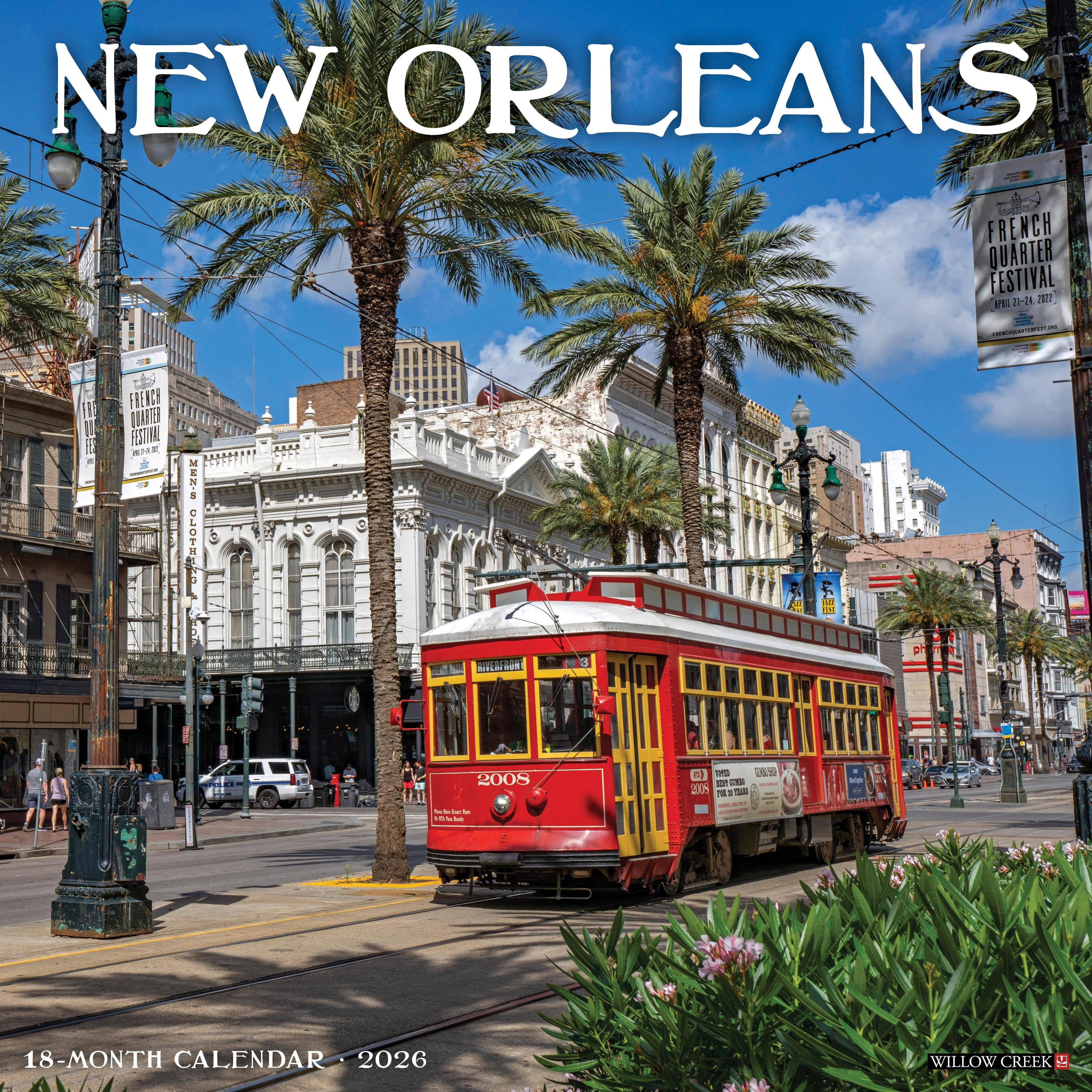 2026 New Orleans - Square Wall Calendar