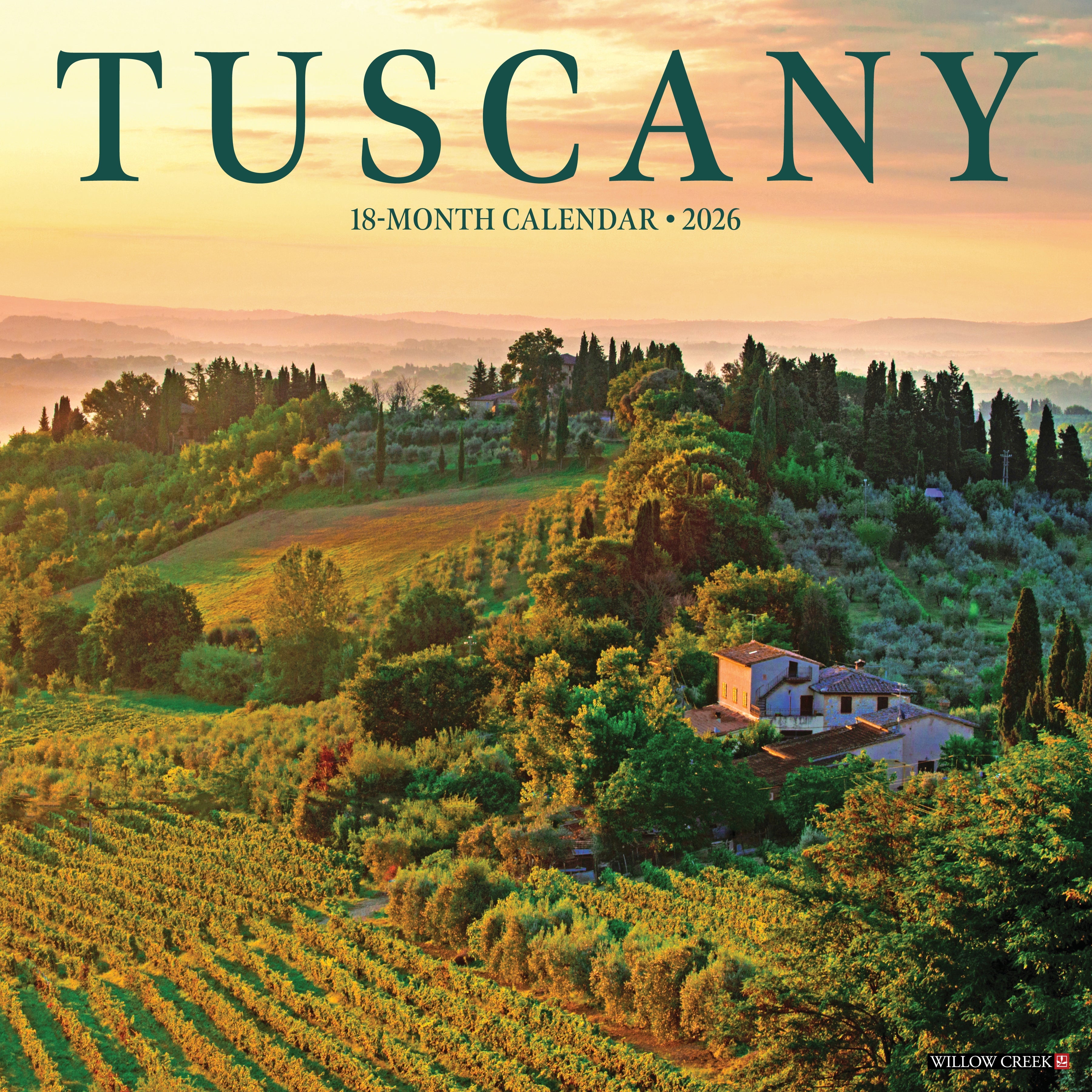 2026 Tuscany - Square Wall Calendar