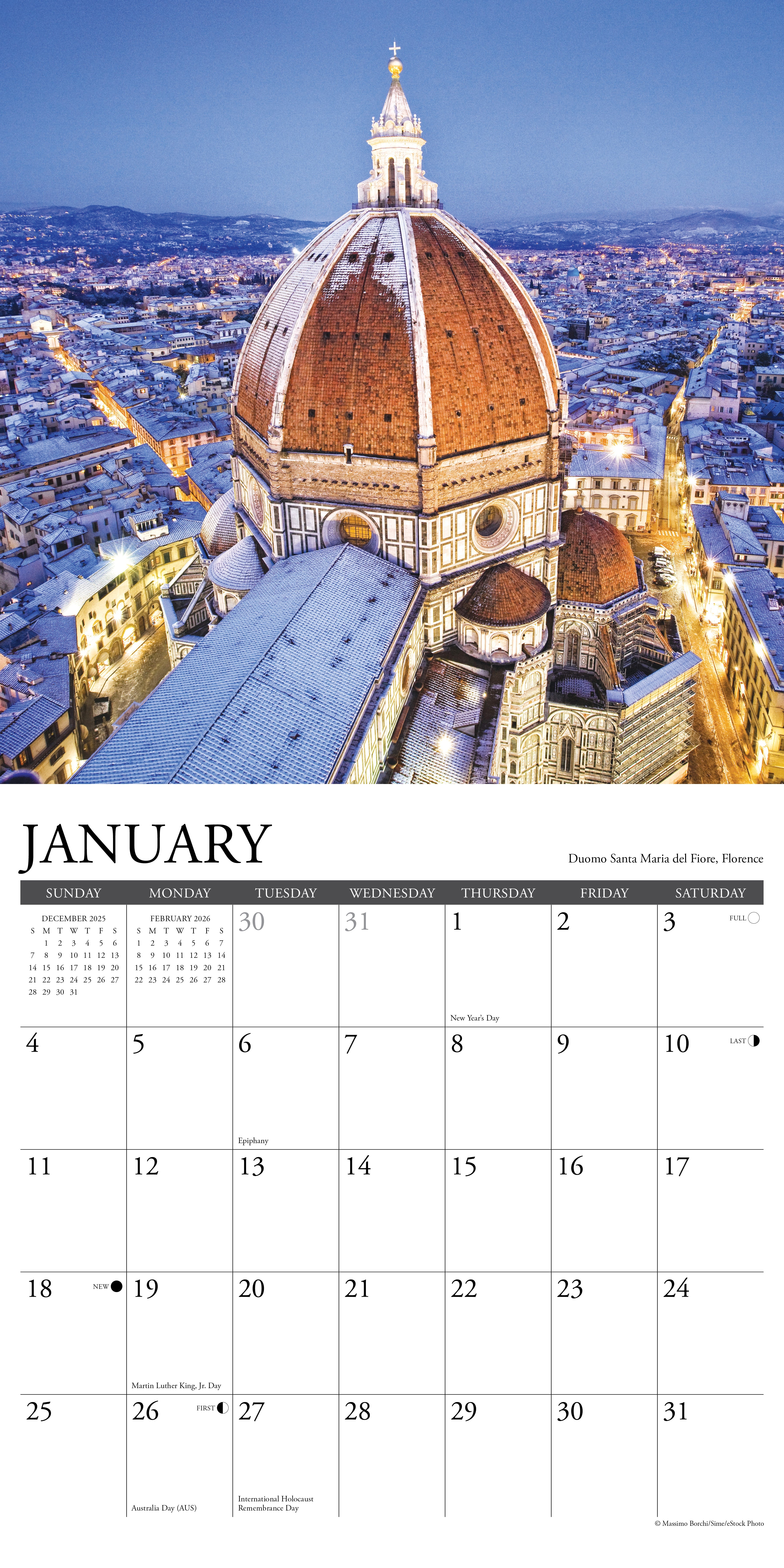 2026 Tuscany - Square Wall Calendar