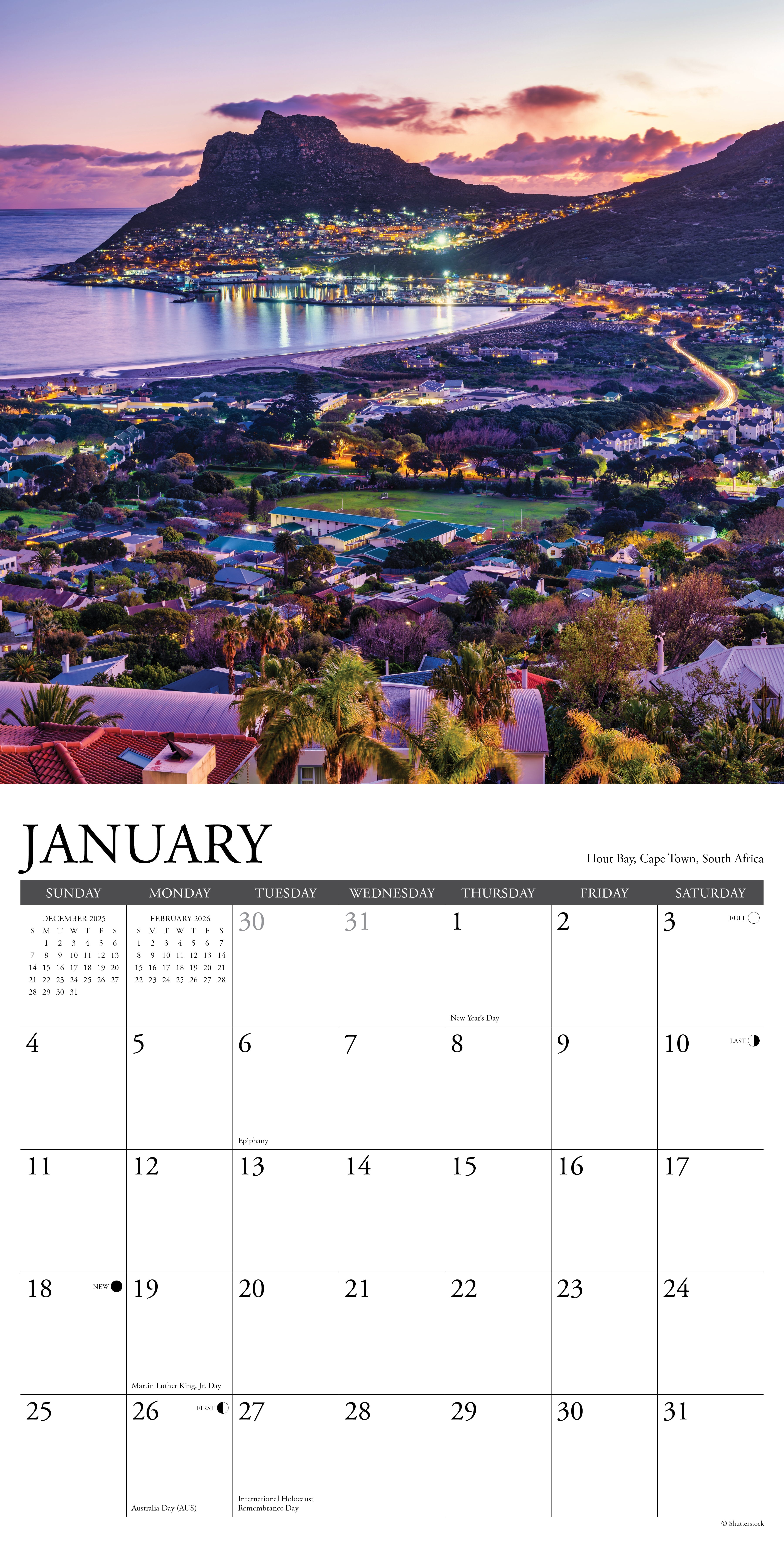 2026 Africa - Square Wall Calendar
