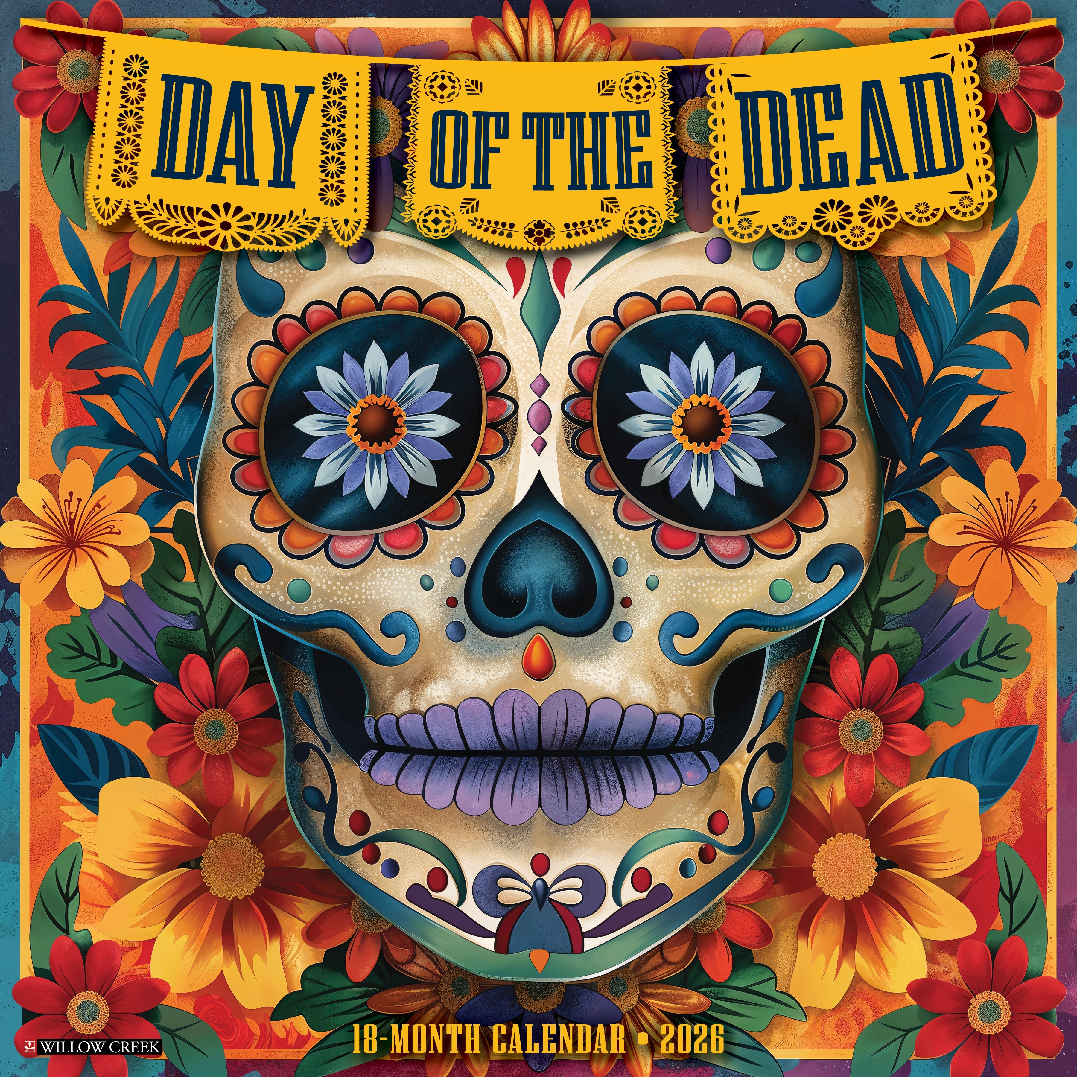 2026 Day of the Dead - Square Wall Calendar